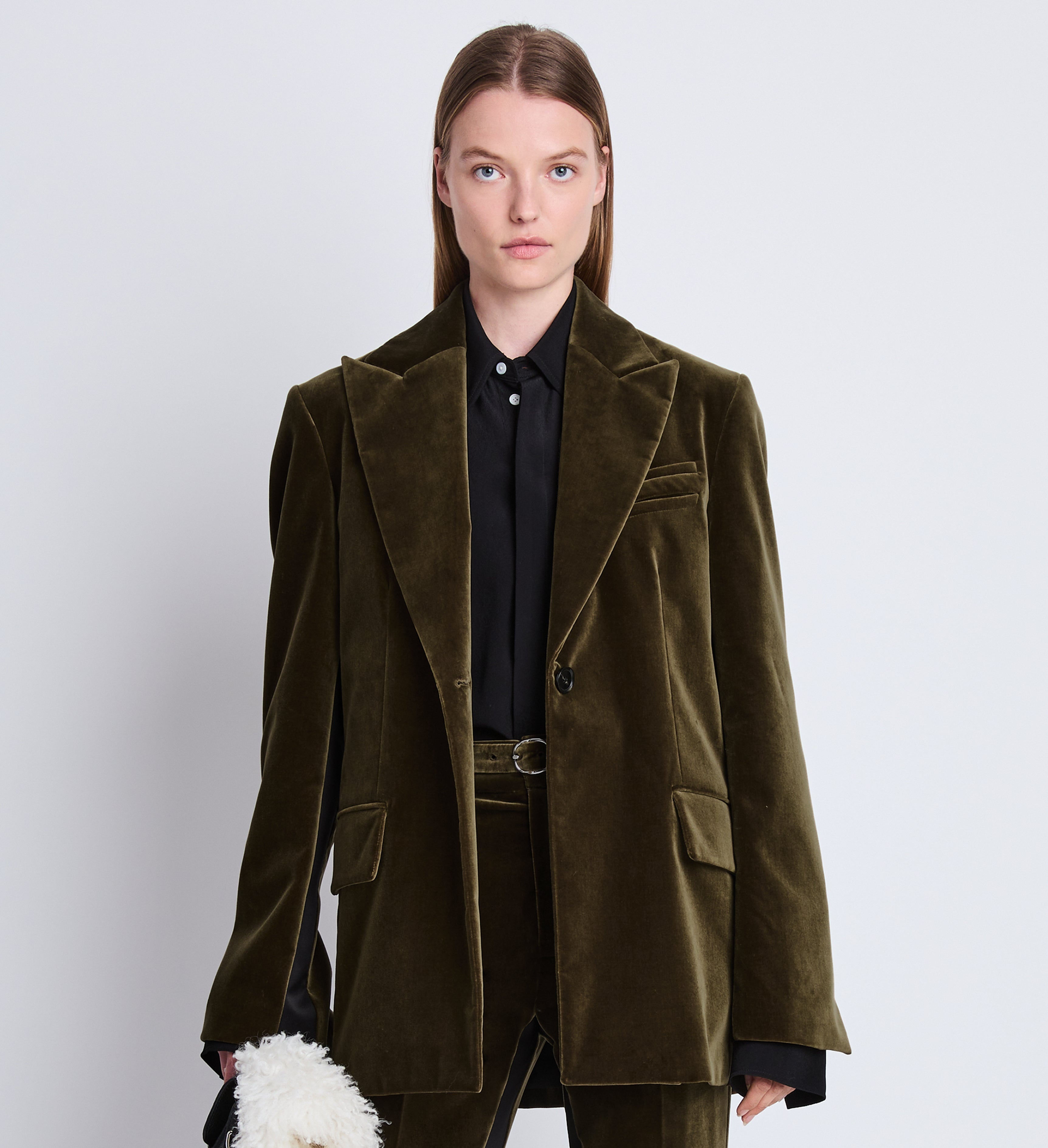 Nico Jacket in Velvet Suiting - 2