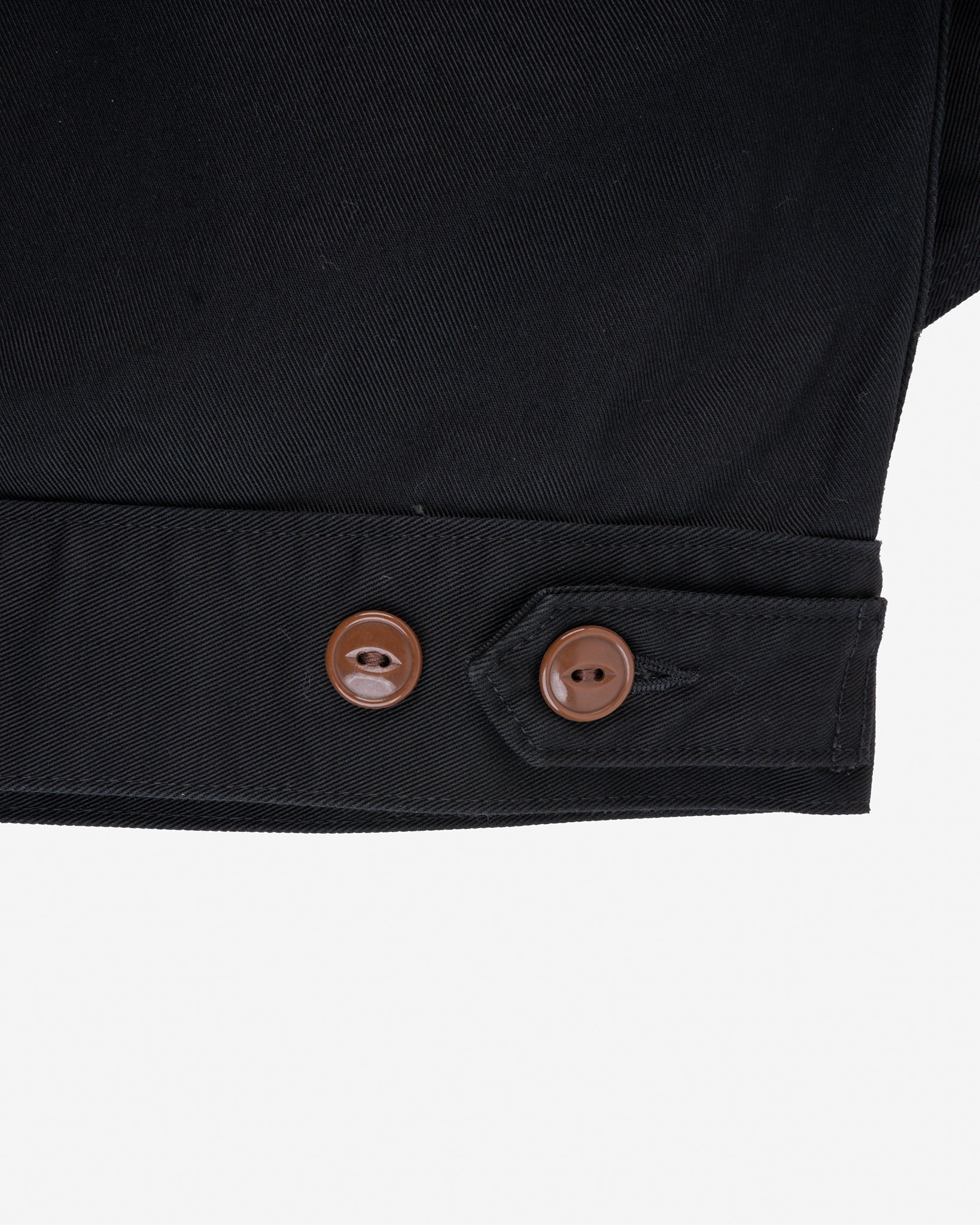 IHJ-144-BLK 12oz Kurashikizome® Twill Work Jacket - Black - 10