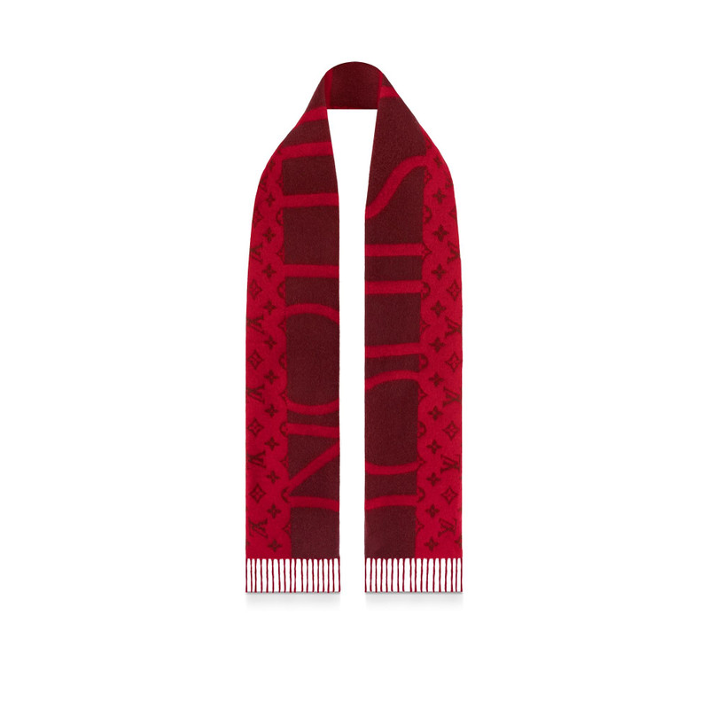 Monogram Split Scarf 4