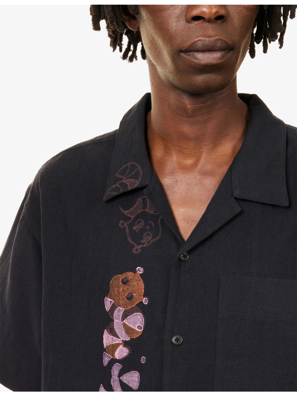 Greetings Printed Cotton-Blend Shirt - 5