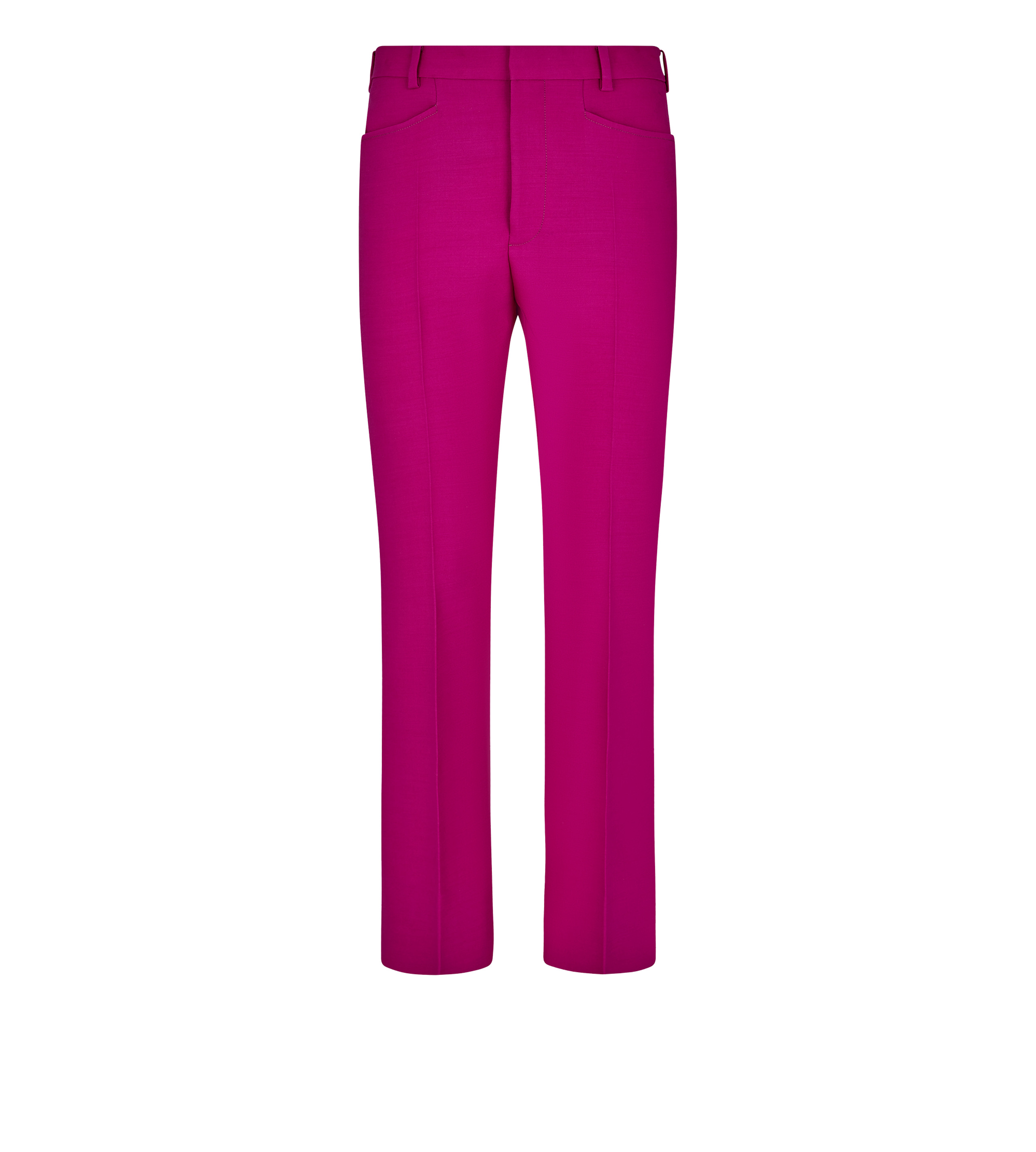 TAILORING WOOL AND SILK BLEND "WALLIS" PANTS - 1