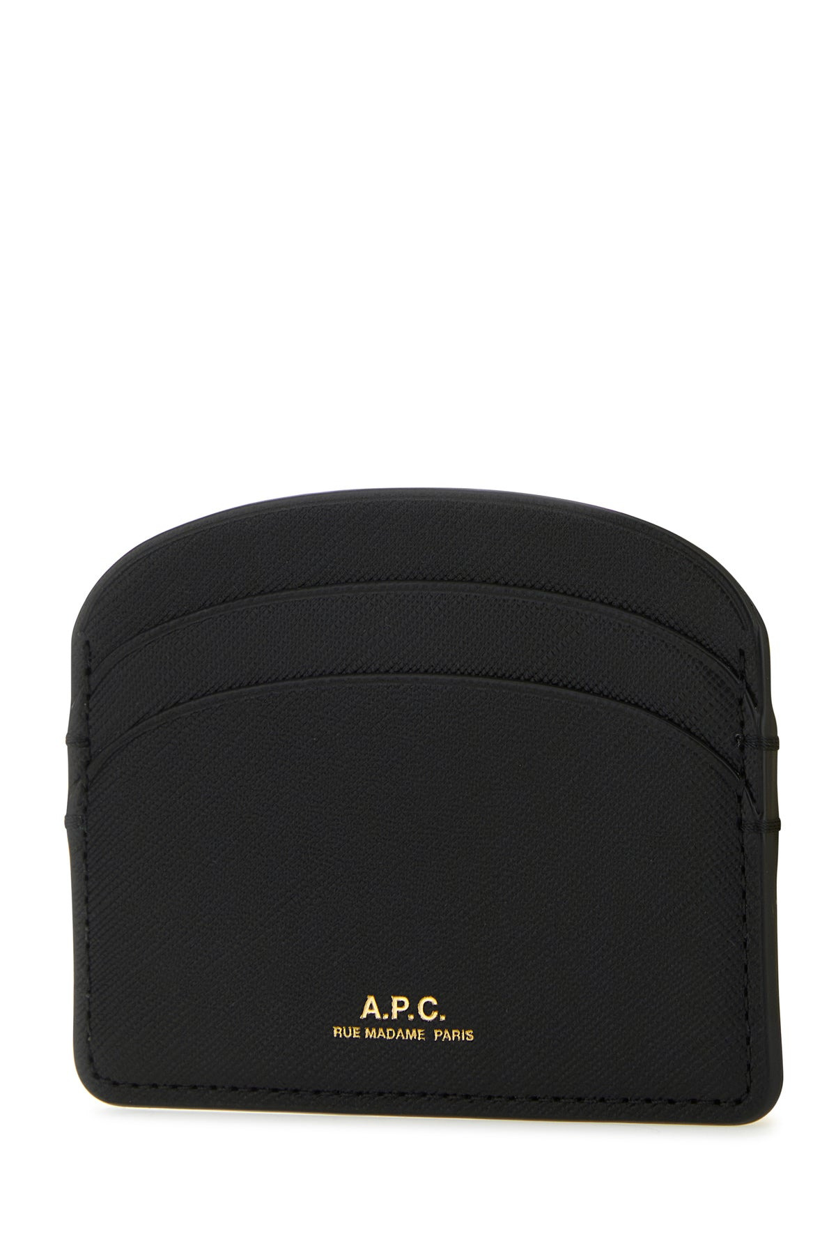 Black leather card holder - 2