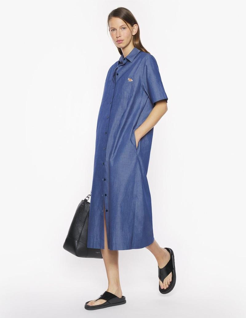 Maison Kitsuné DOUBLE POCKET SHIRT DRESS outlook