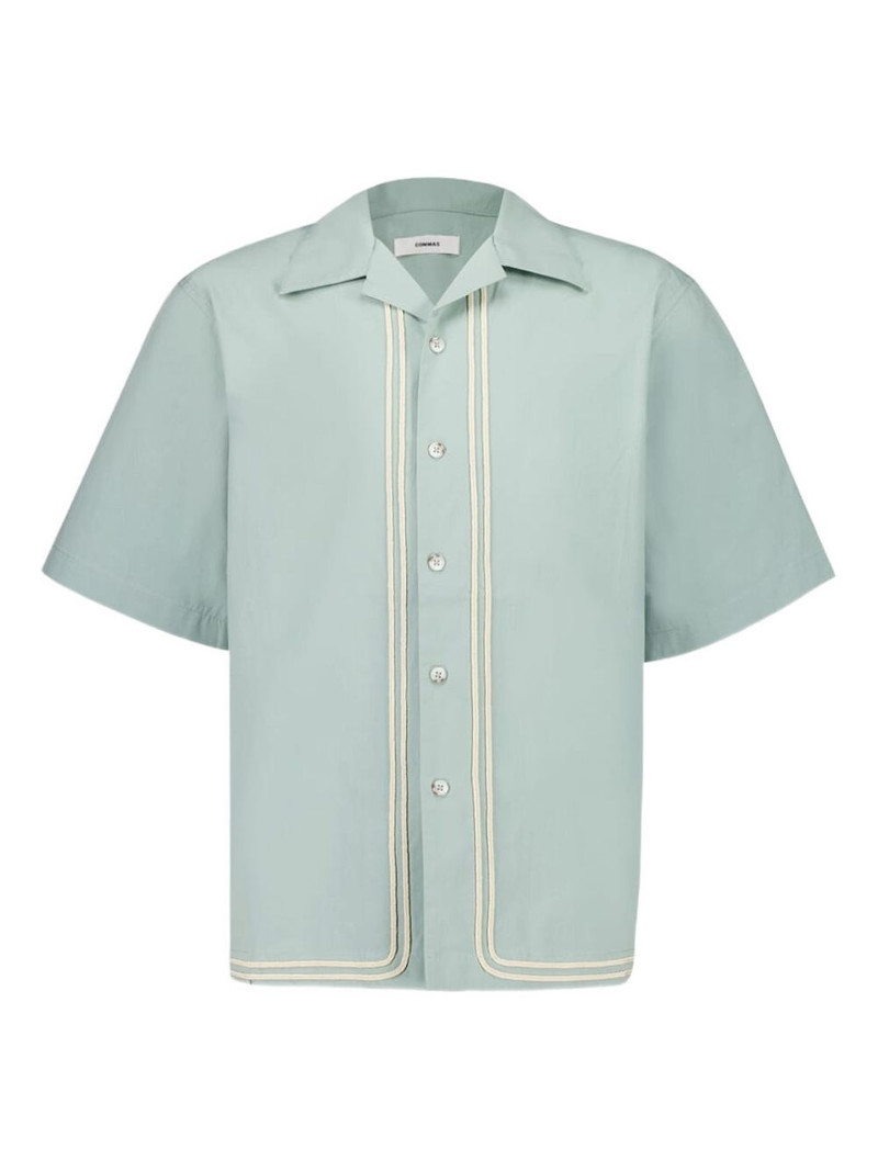 braided camp-collar shirt 1
