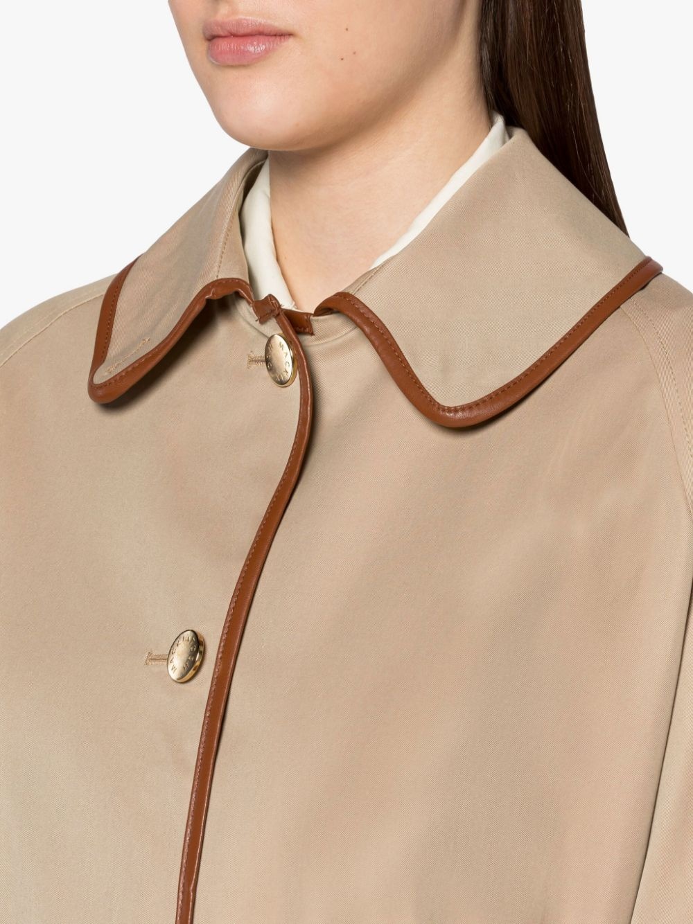 CARDOW HONEY COTTON GABARDINE OVERSIZED TRENCH COAT | LM-1089FB - 5