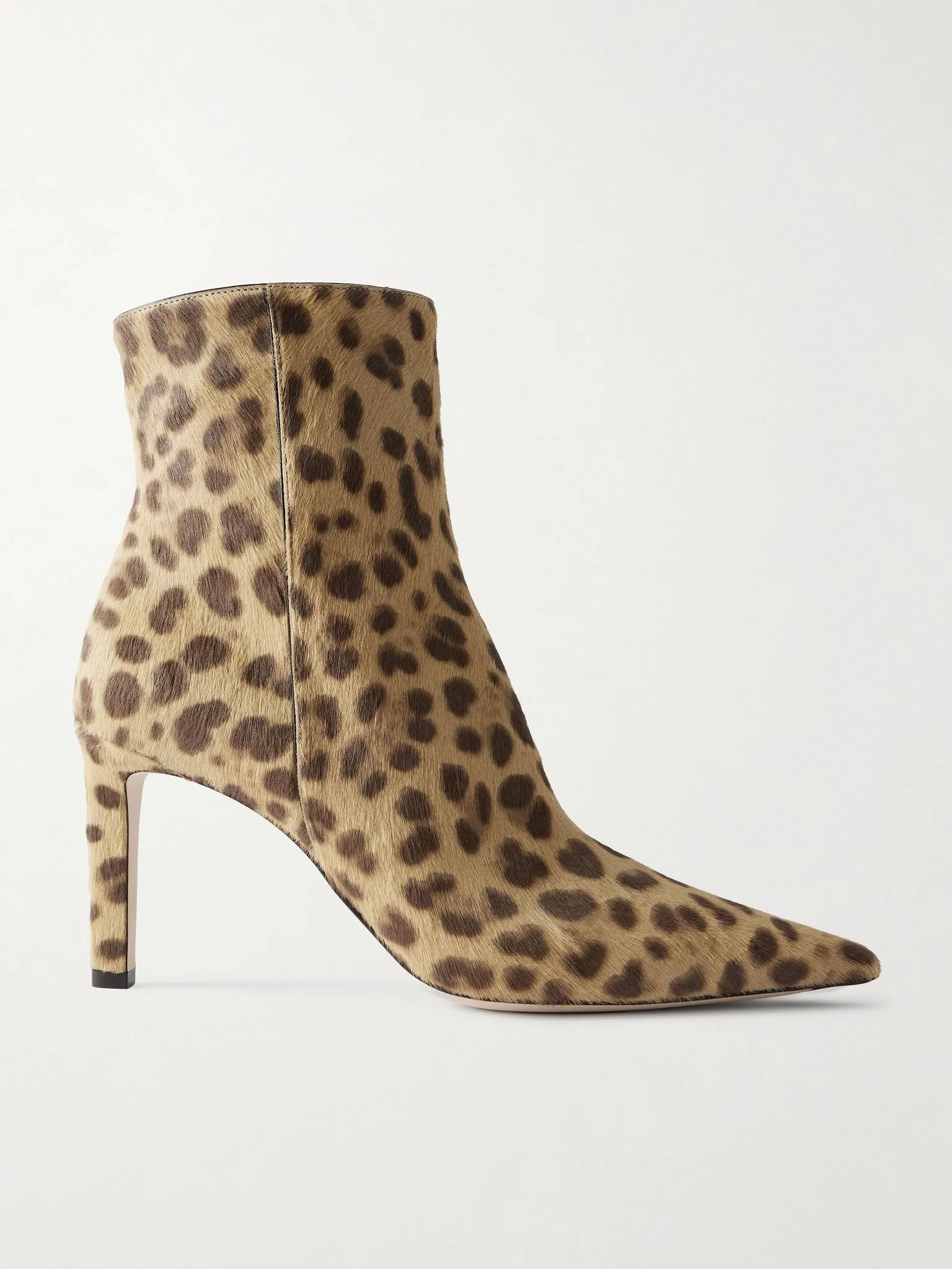 Frankie 85 leopard-print pony hair ankle boots Leopard print - 1