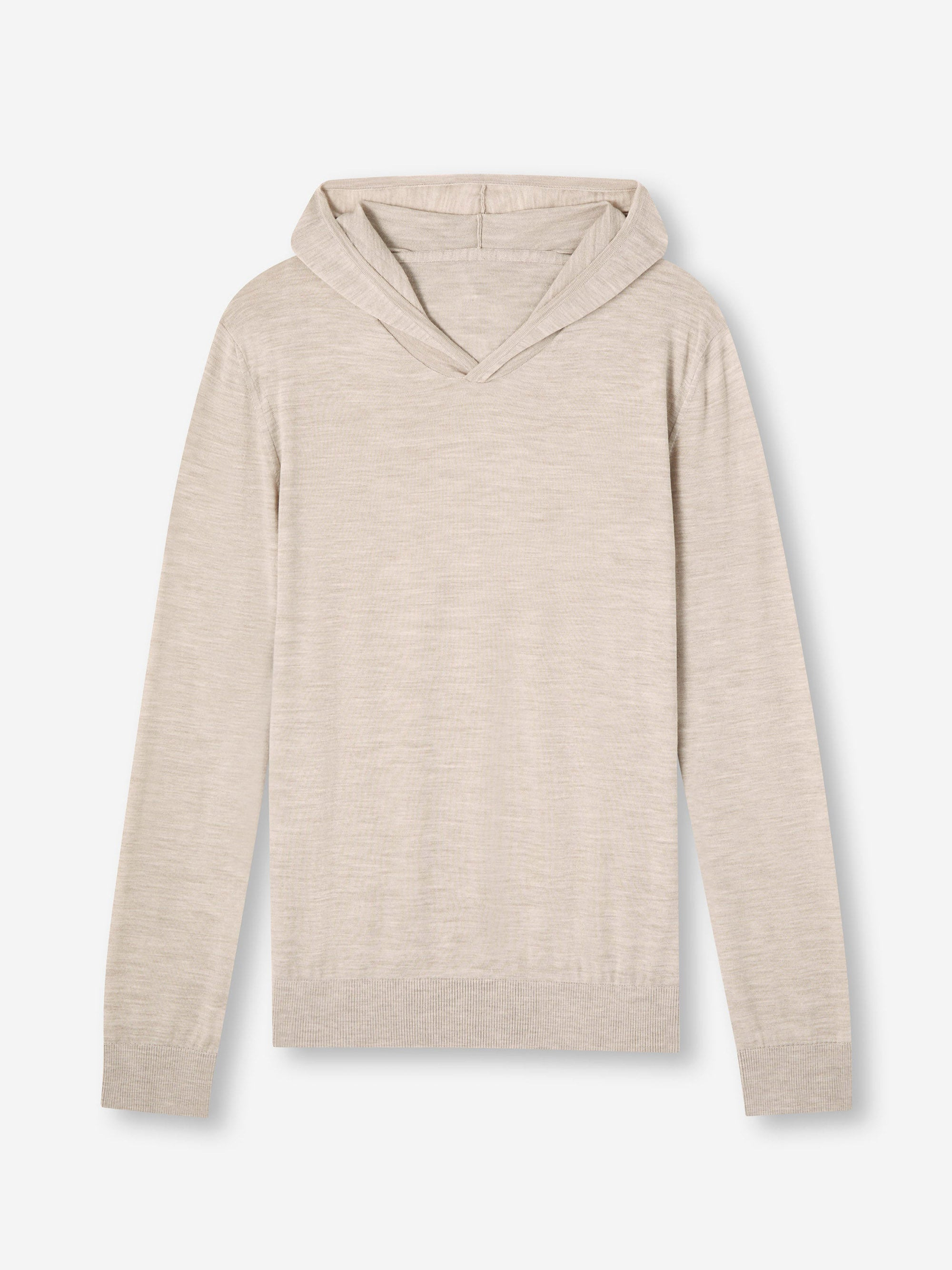 Men's Hoodie Orson Merino Wool Oat - 2