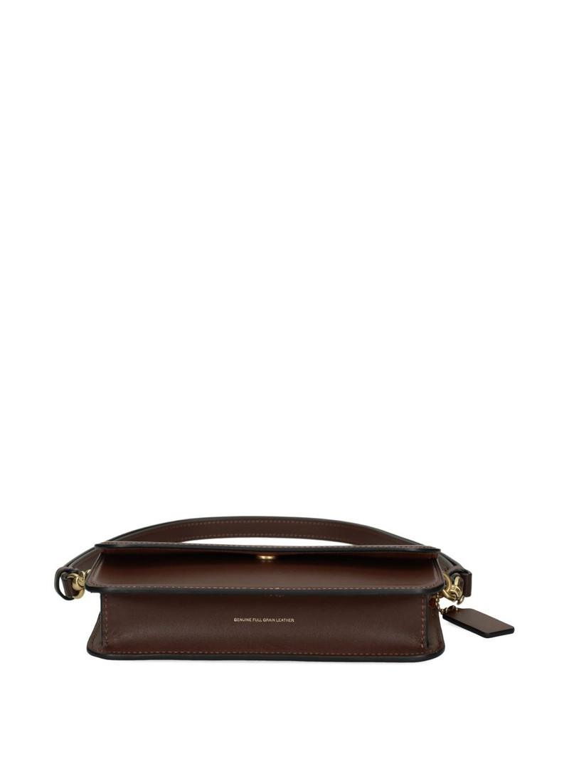 Elora top handle leather satchel bag 6