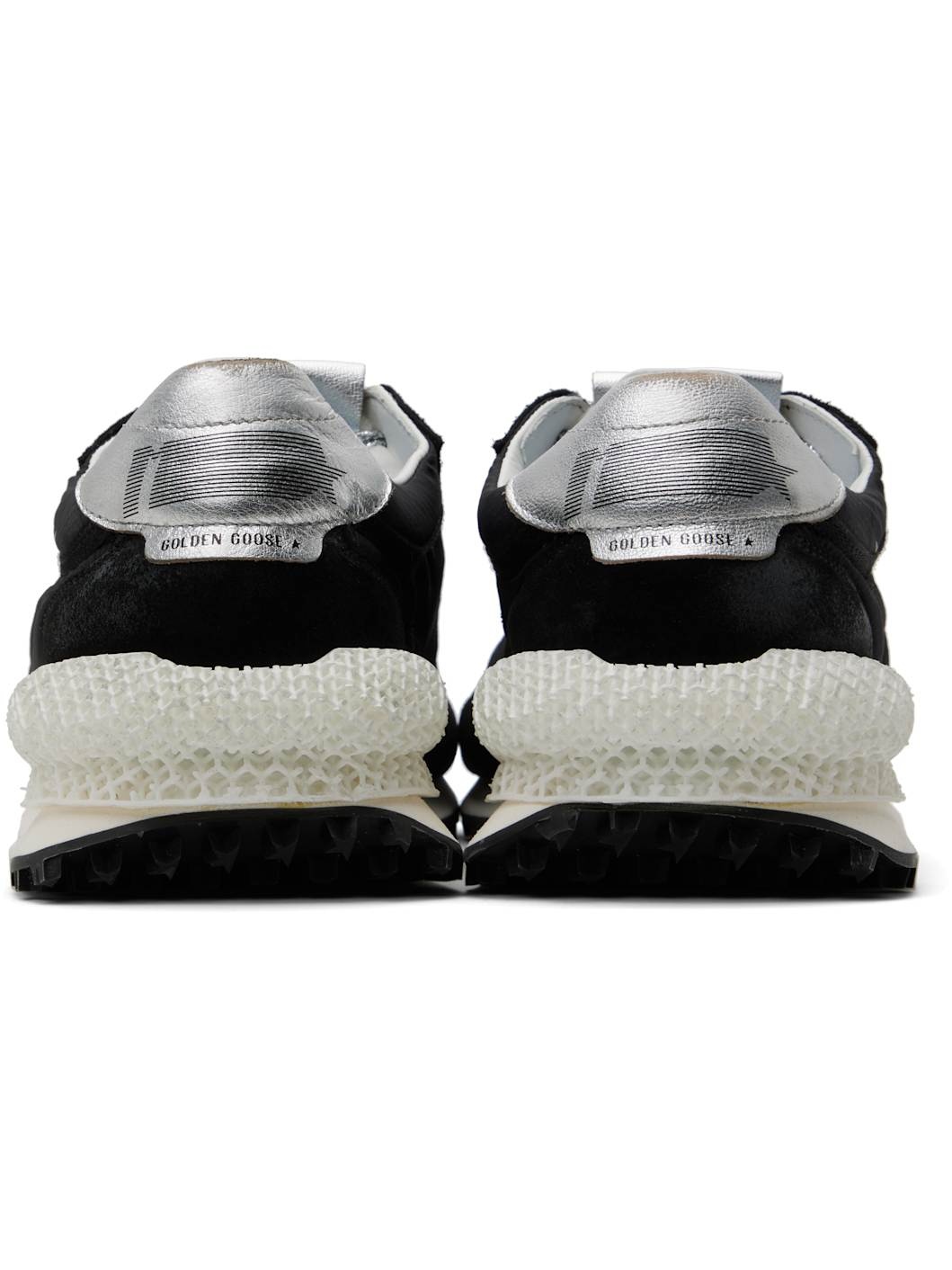 Black & Silver Marathon Sneakers - 2