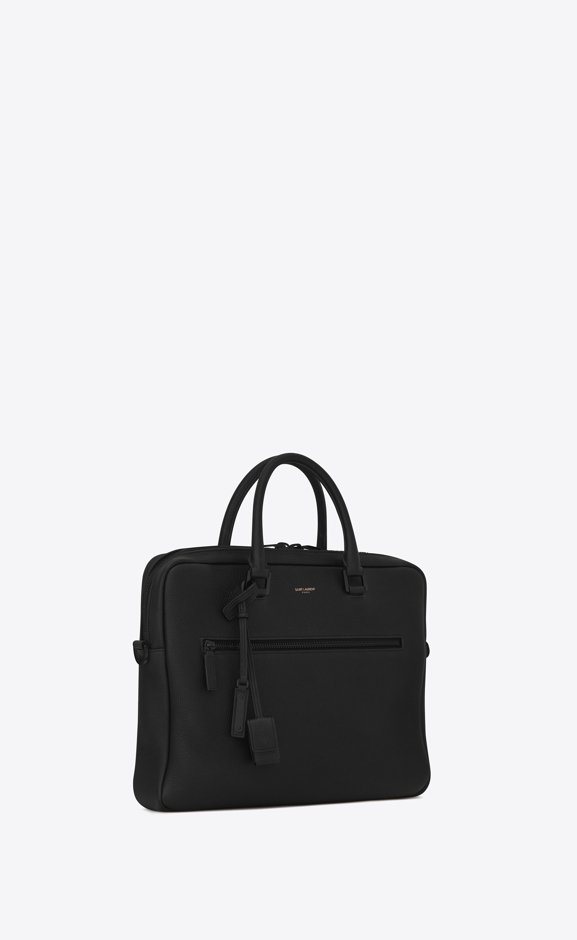 sac de jour briefcase in grained leather - 4