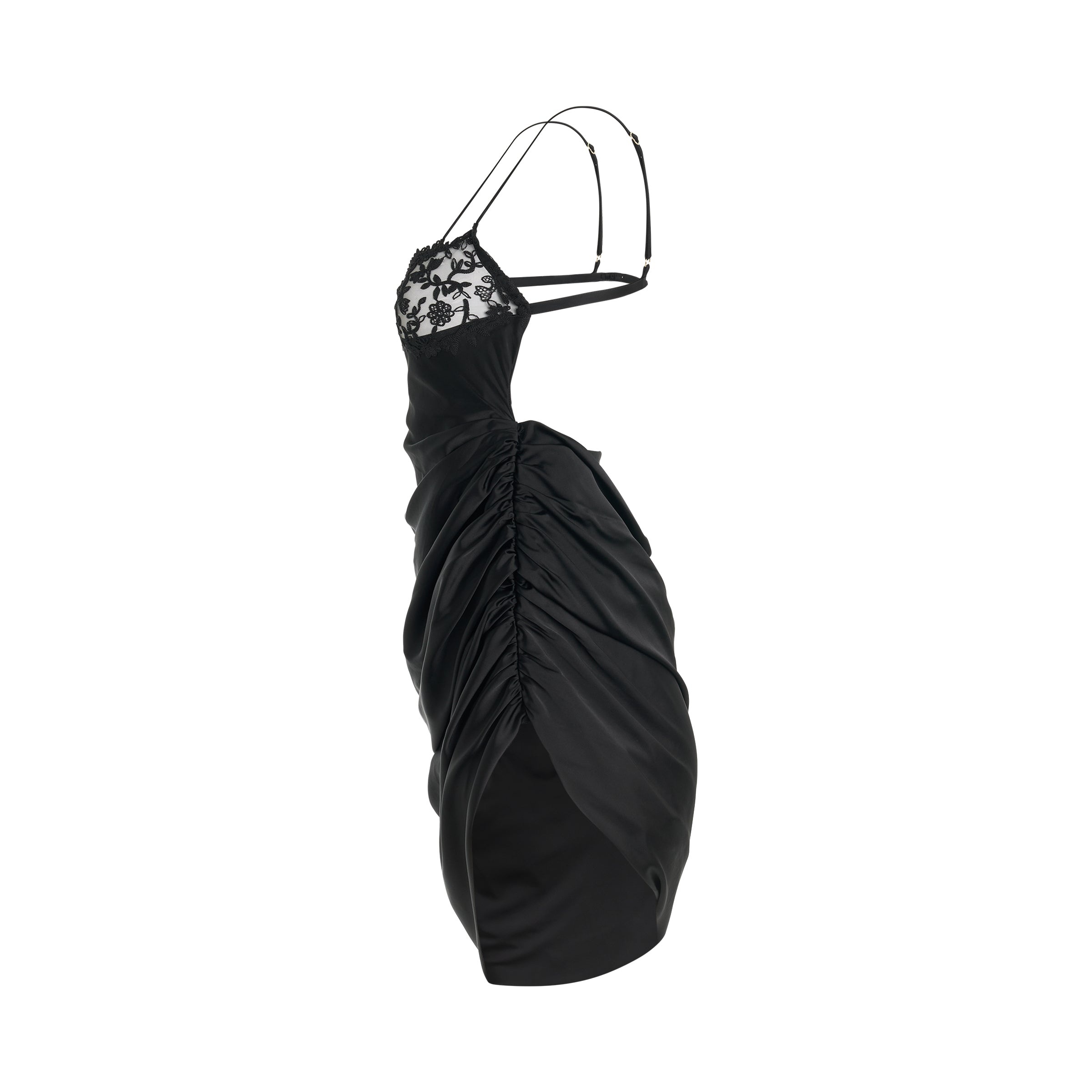 Brodee Lingerine Dress in Black - 3