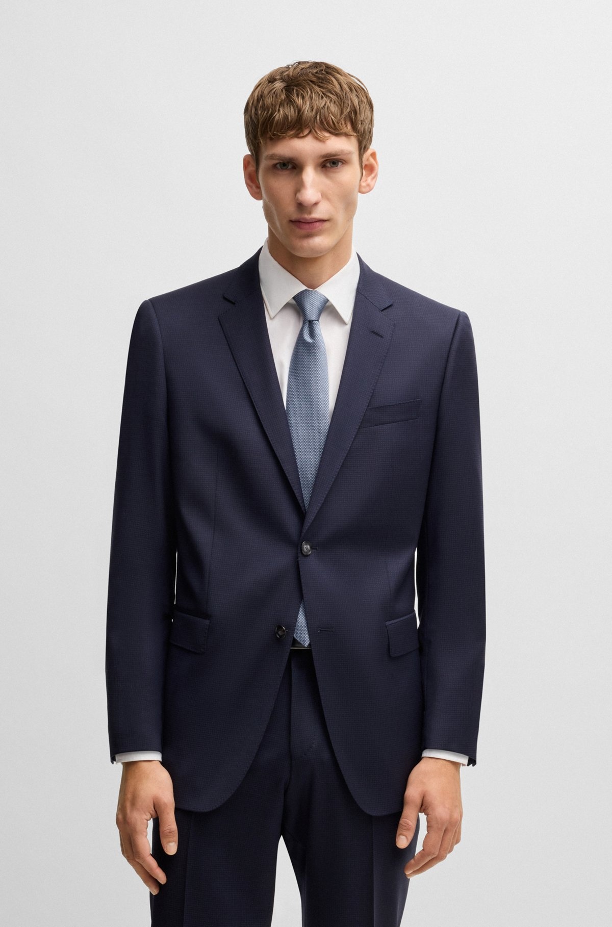 SILK-BLEND TIE WITH JACQUARD PATTERN - 2