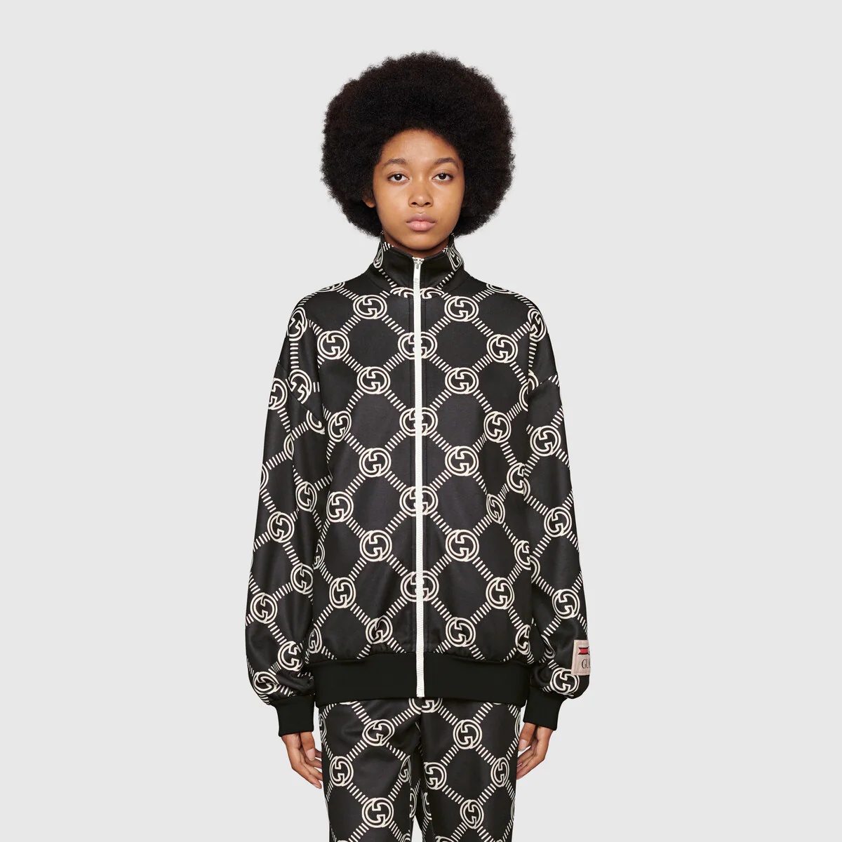 Interlocking G zip jacket - 3
