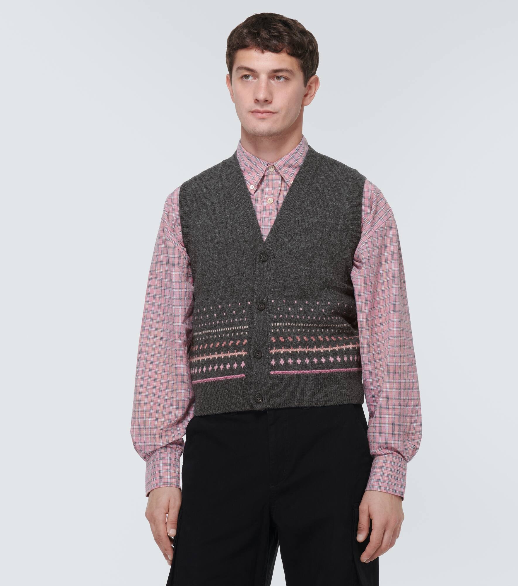 Wool sweater vest - 3