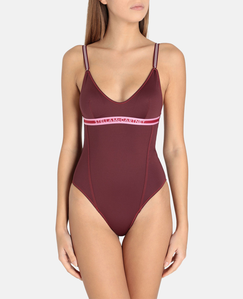 Stella McCartney LOGO TAPE PADDED SWIMSUIT outlook