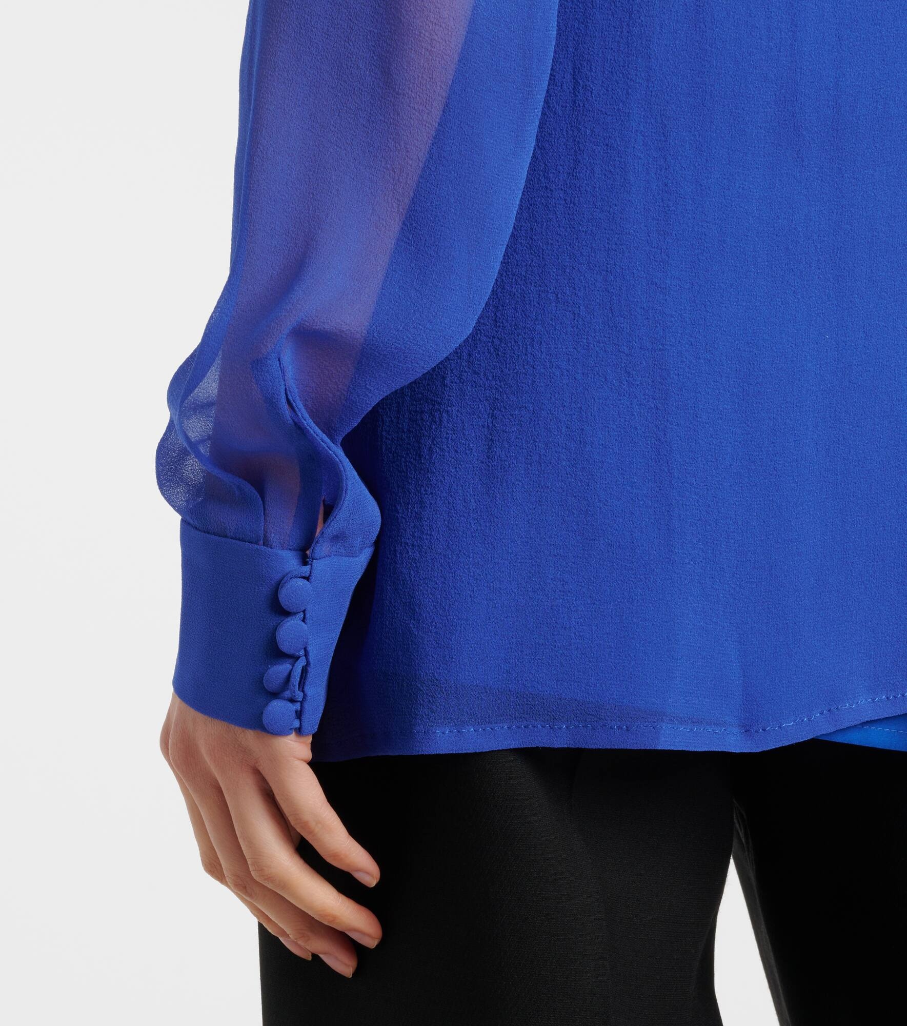 Silk georgette blouse - 6