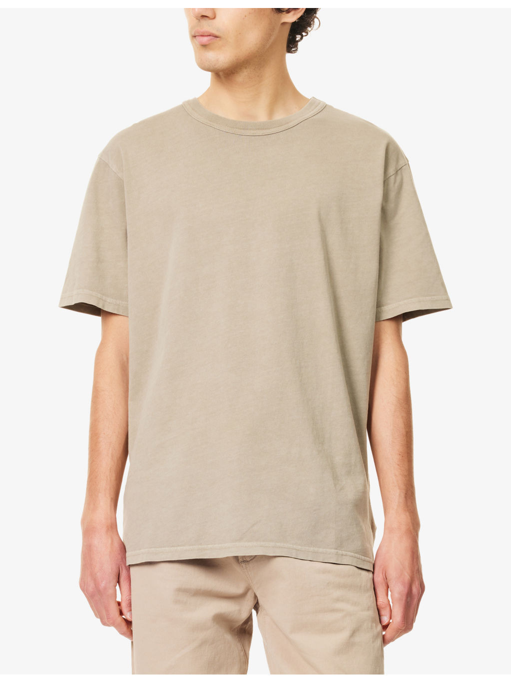 Crewneck Regular-Fit Cotton-Jersey T-Shirt - 3