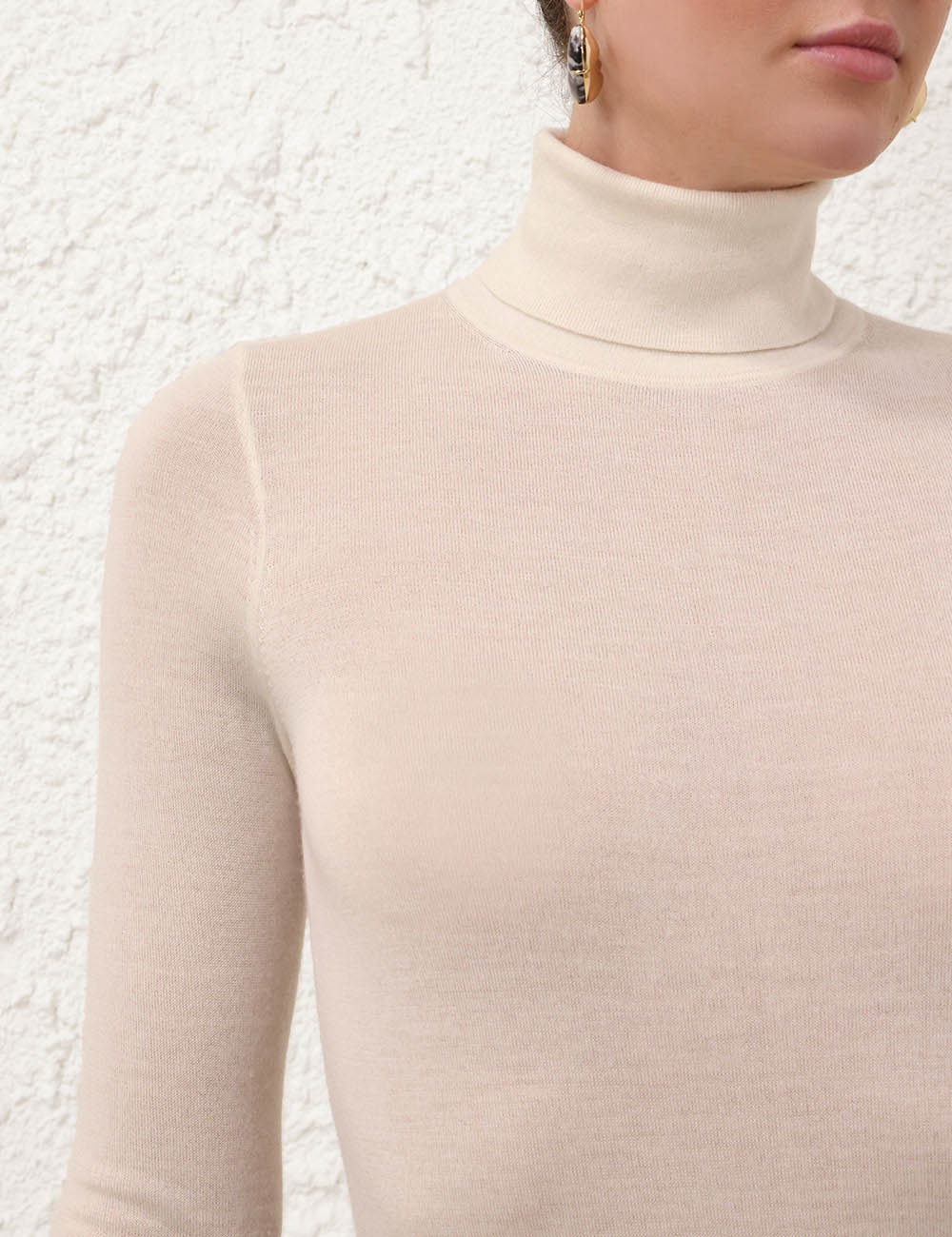 CLASSIC TURTLE NECK SWEATER - 5
