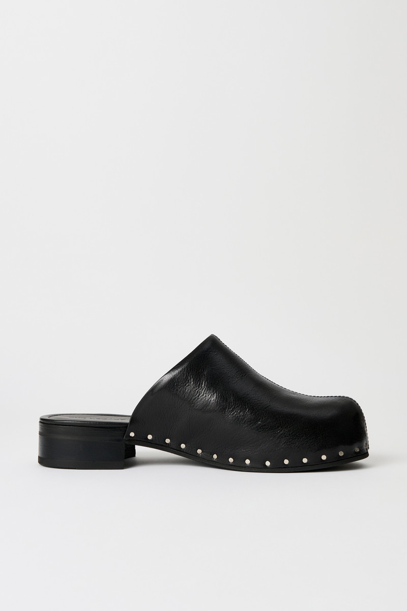 Naoto Clog Black Supple Cow Hide 4