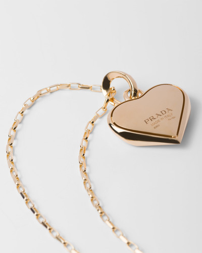 Prada Eternal Gold small pendant necklace in yellow gold outlook
