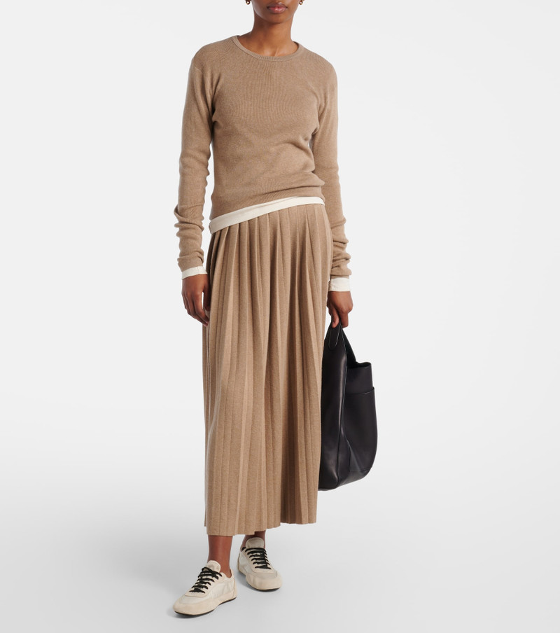 LISA YANG Vivian knitted cotton and cashmere top outlook
