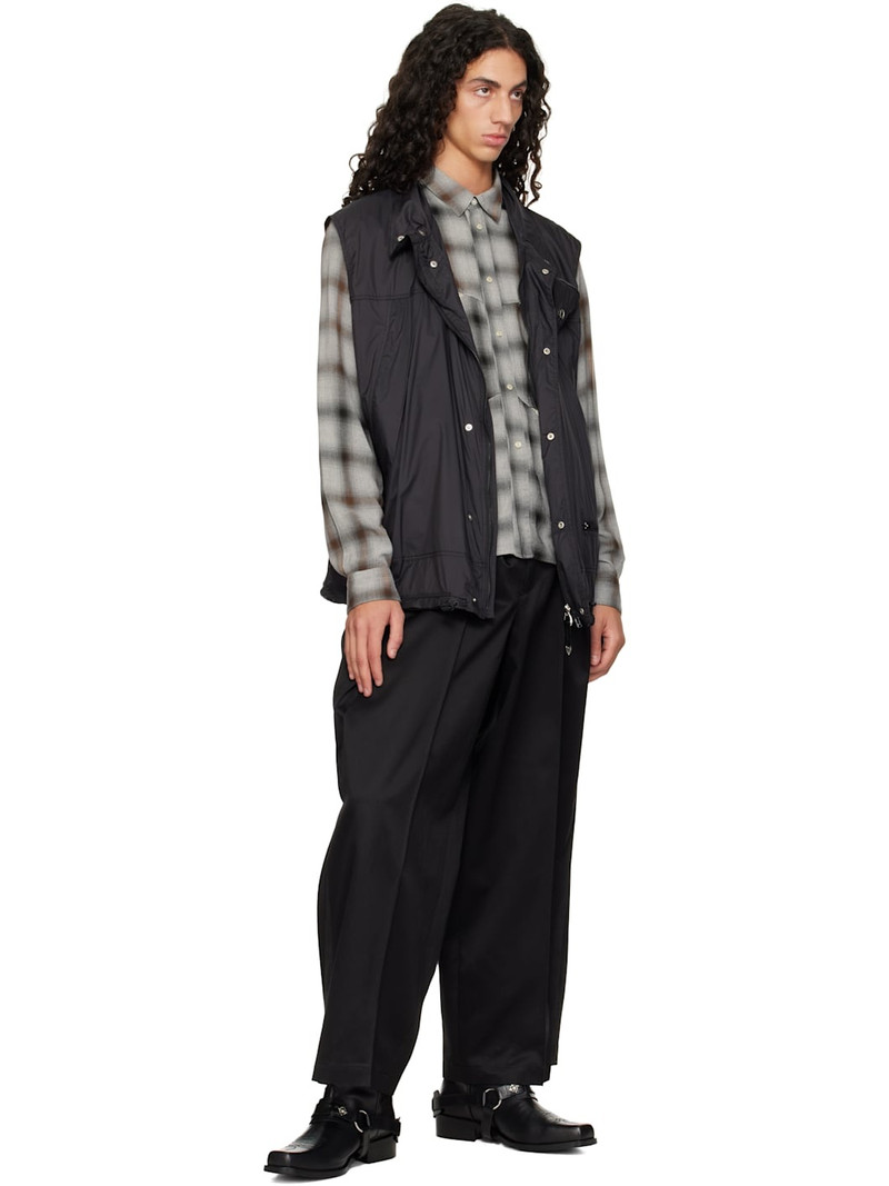 TOGA VIRILIS SSENSE Exclusive Black Hard Leather Boots outlook