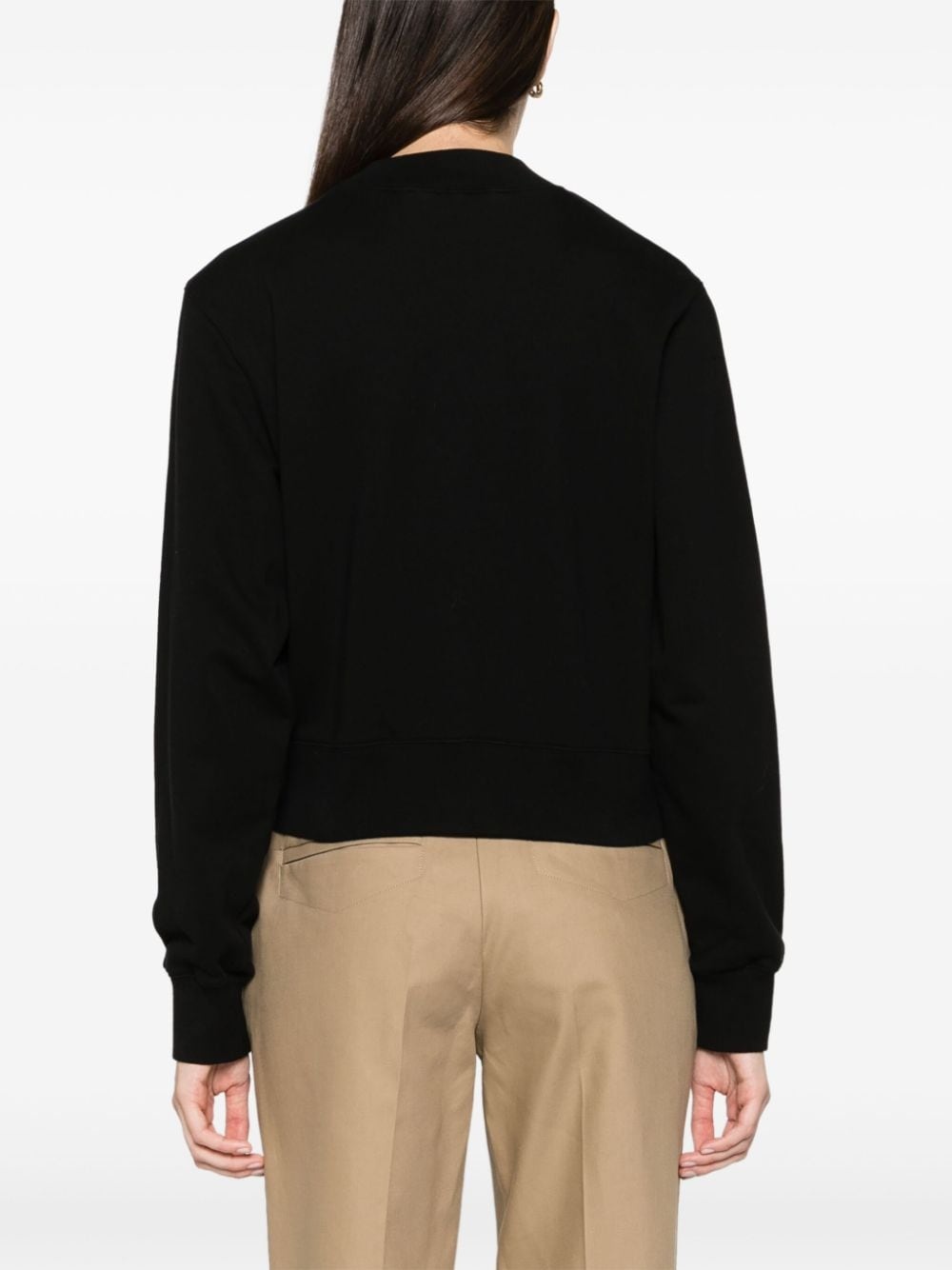 Monogram Statement cotton sweatshirt - 4