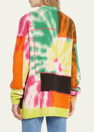 FRAME Tie-Dye Cashmere Cardigan outlook