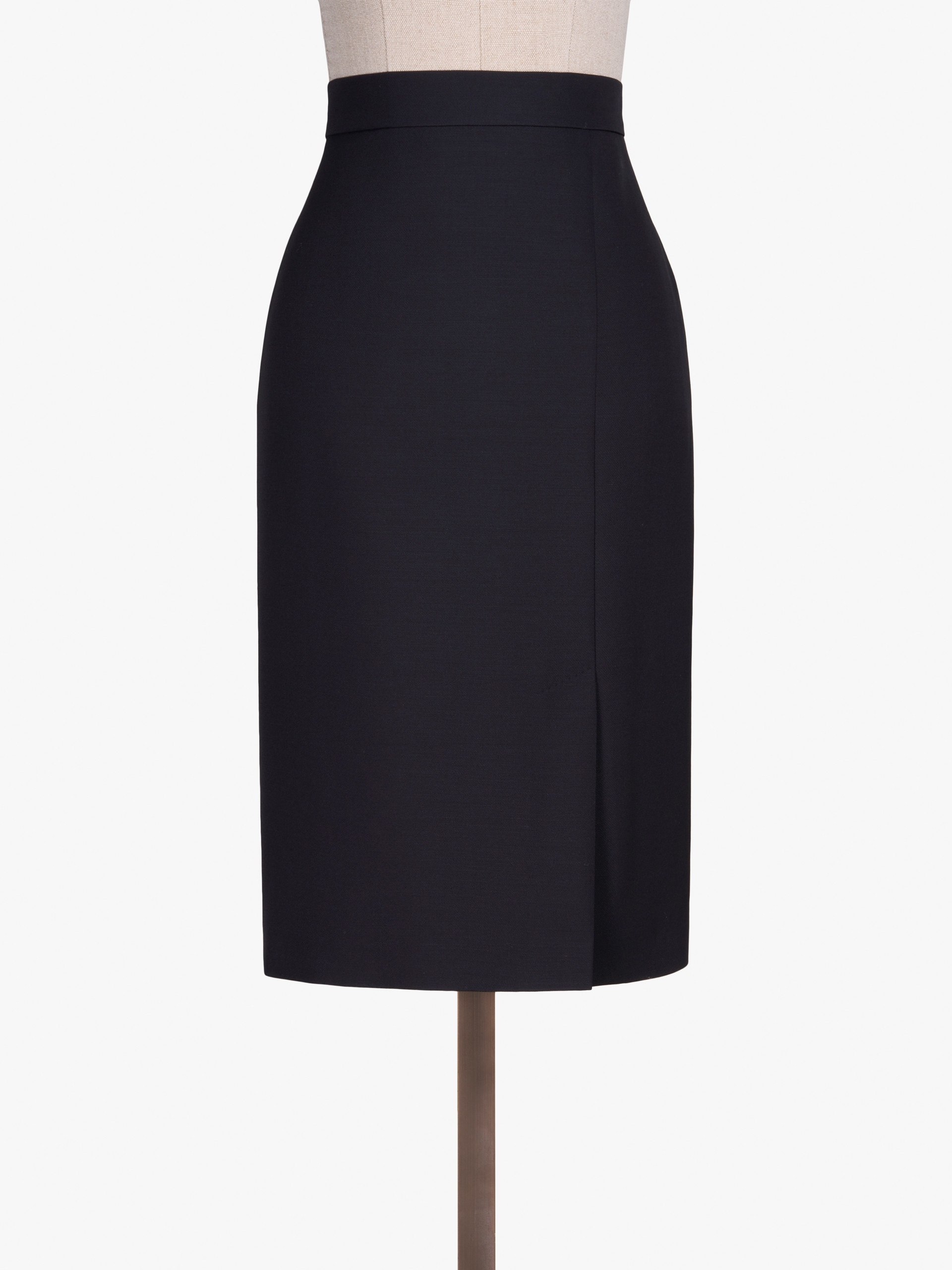 PALOMBA Wool and silk cady slim-fitting skirt - 1