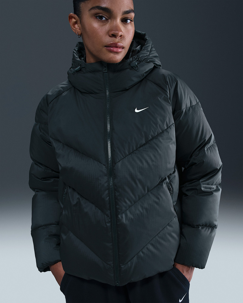 Nike Sportswear Windpuffer Women's Storm-FIT Loose Hooded Down Puffer 1