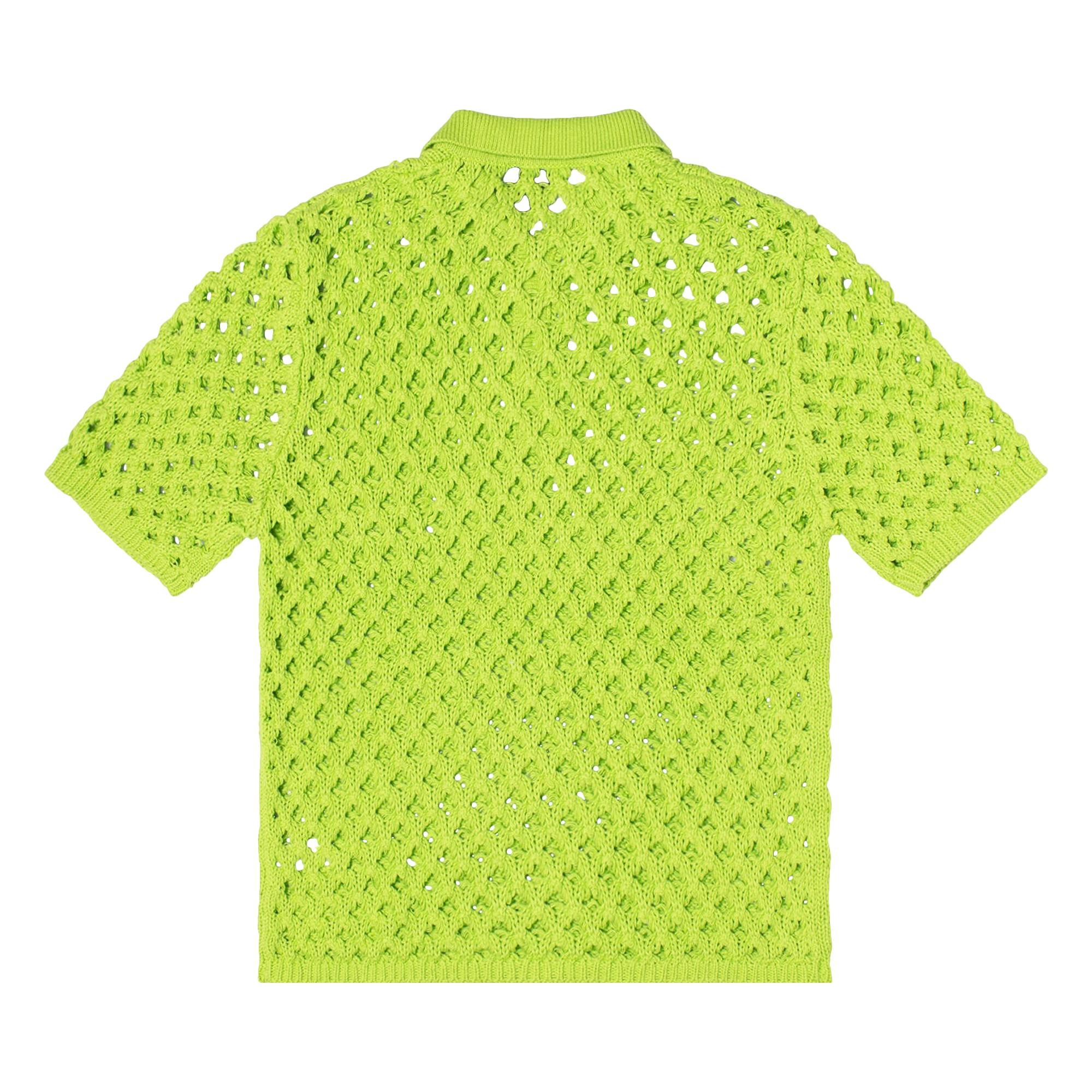 Stüssy - BIG Mesh POLO Sweater Buy Stussy Big Mesh Polo Sweater 'Black' - 117178 BLAC | GOAT