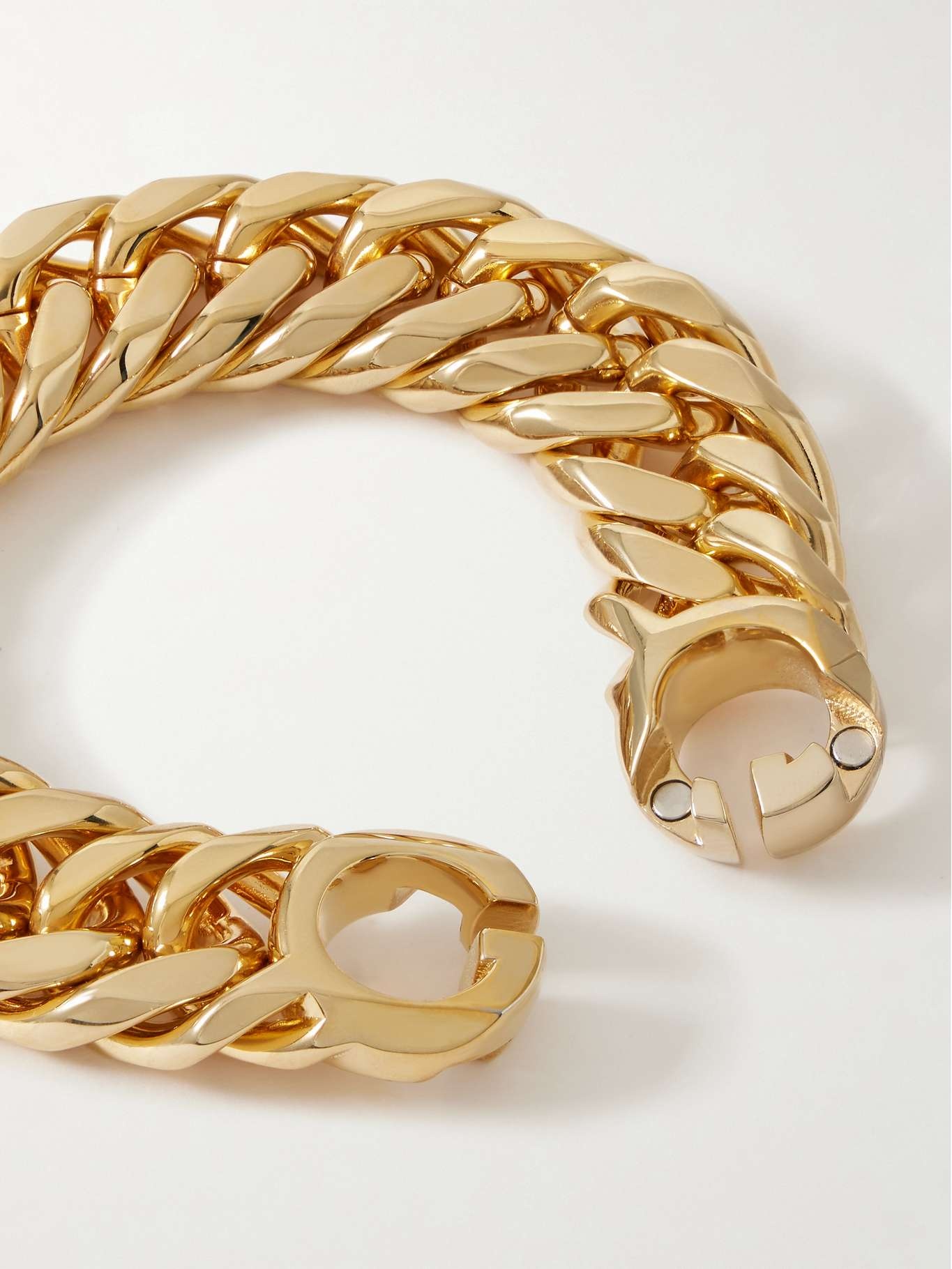 Interlocking gold-tone bracelet Gold - 4