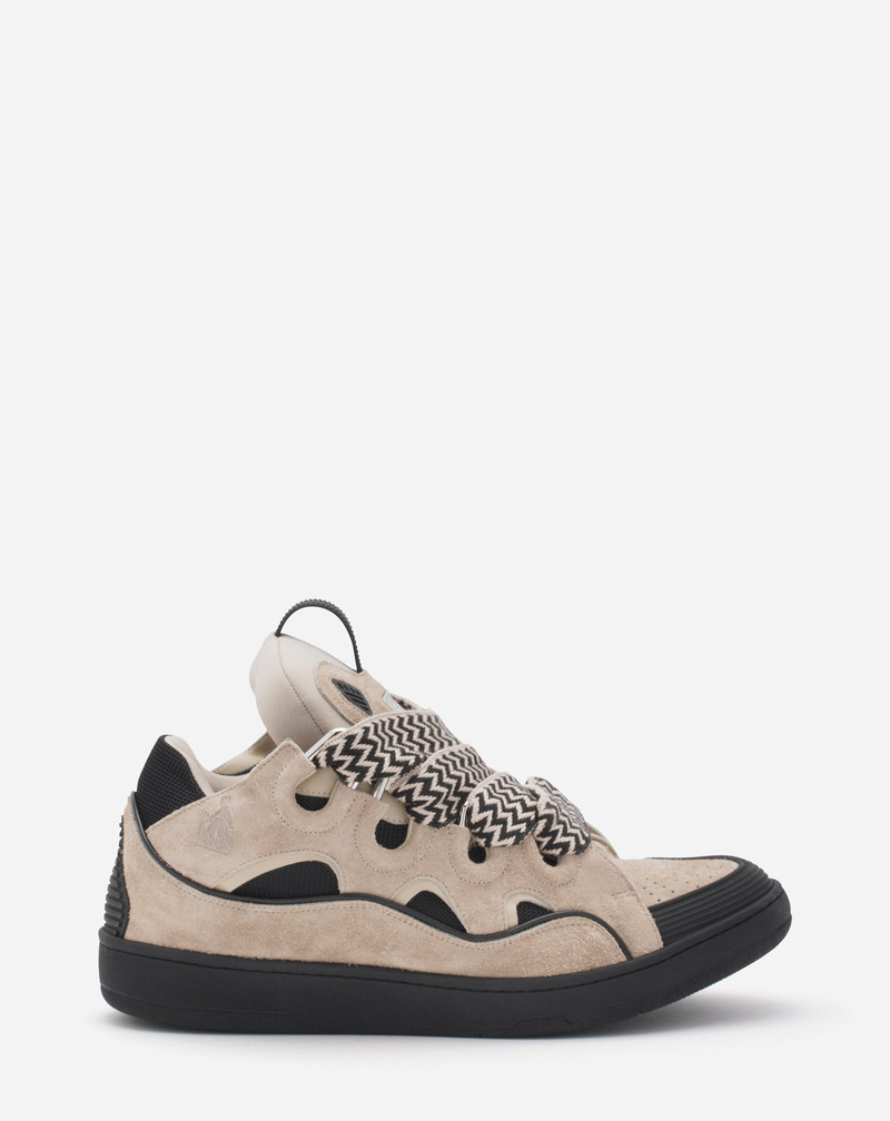 LEATHER CURB SNEAKERS 1