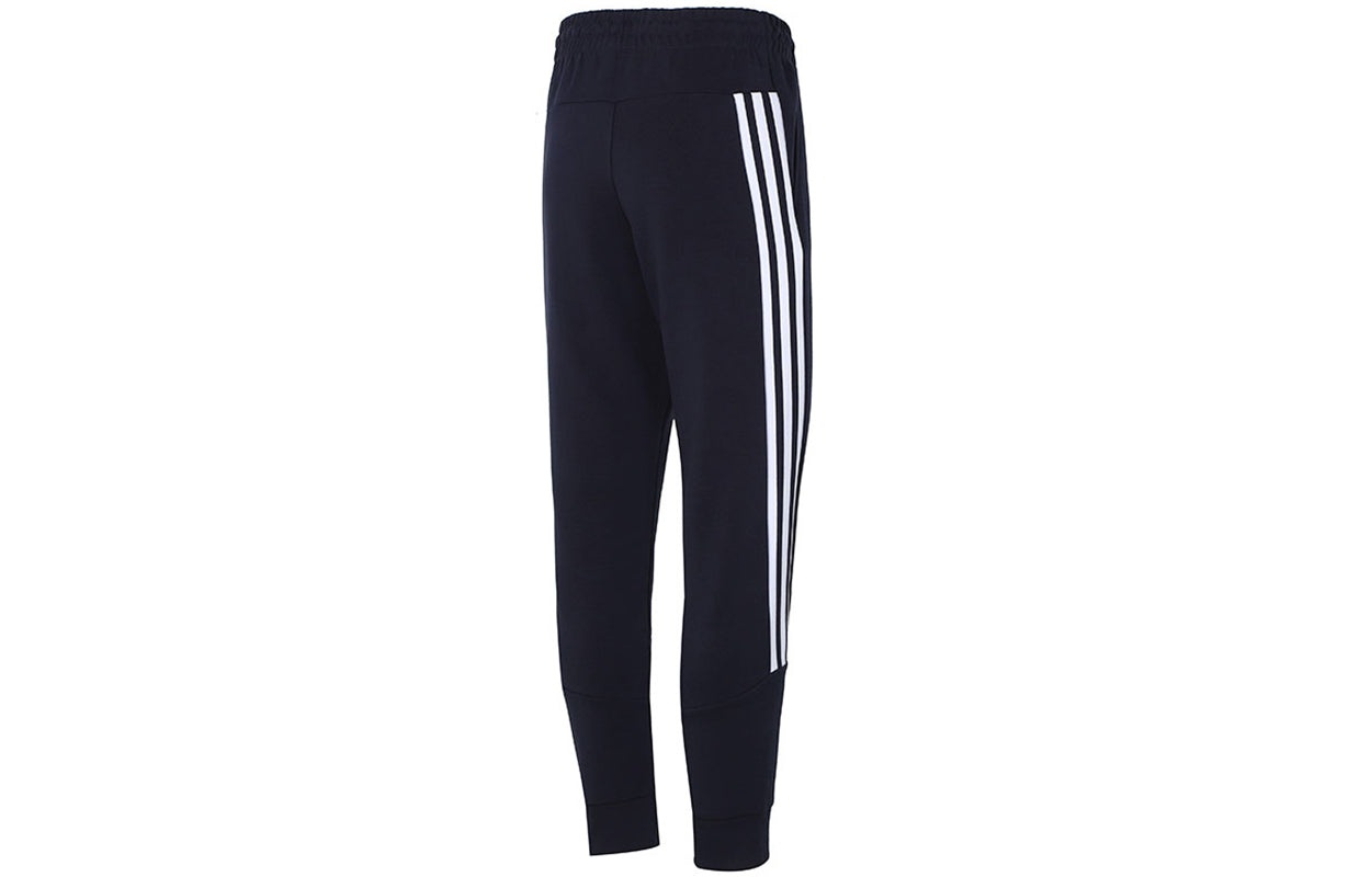 Men's adidas Fi 3s Pant Logo Printing Bundle Feet Sports Pants/Trousers/Joggers Navy Blue H46535 - 2