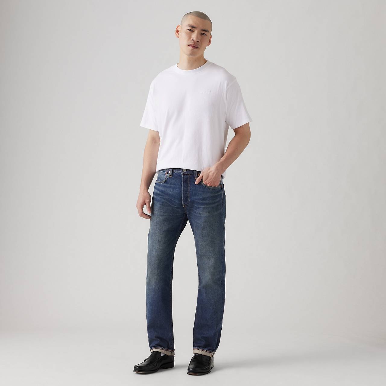 501® ORIGINAL FIT SELVEDGE MEN'S JEANS - 2