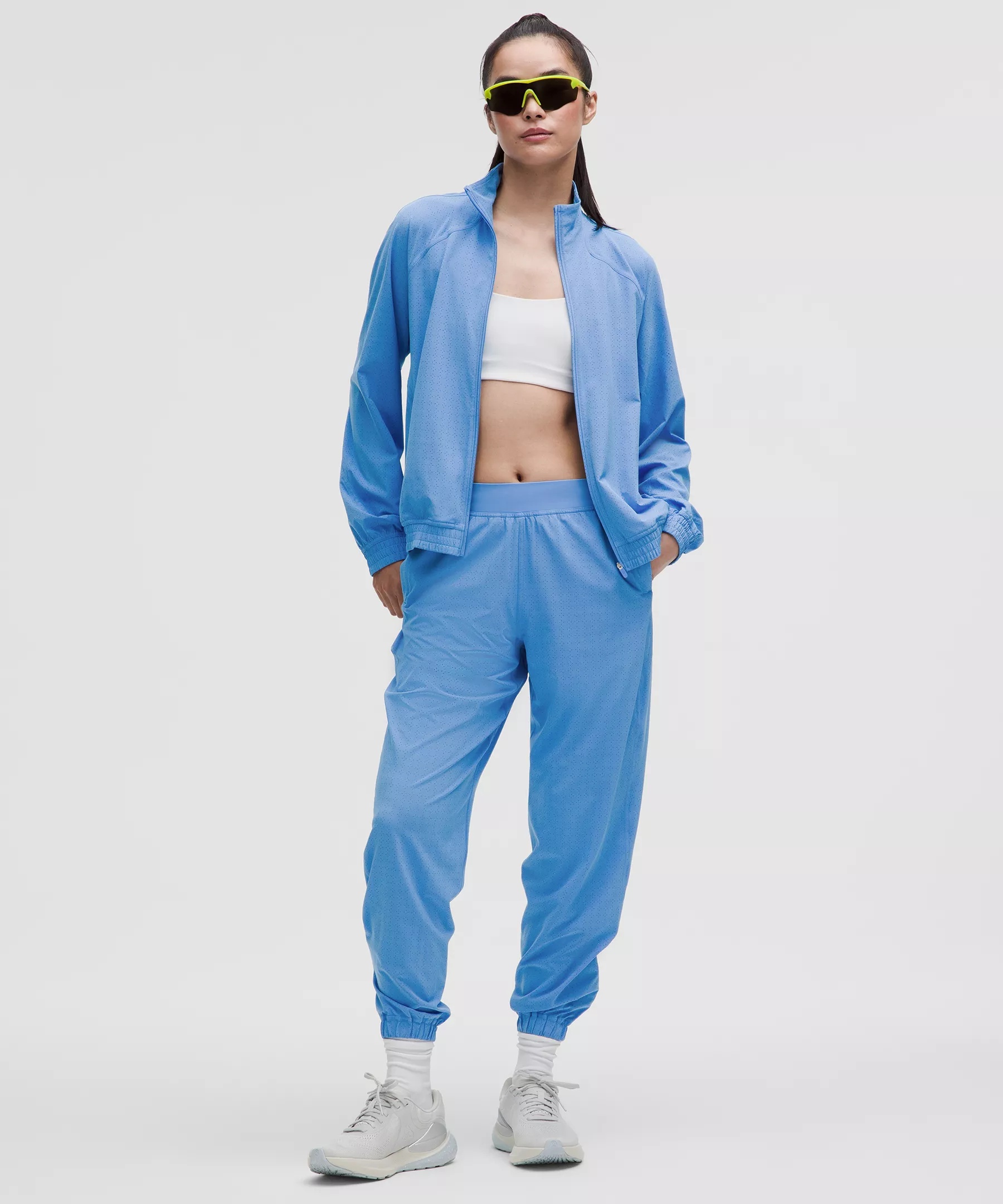 Adapted State Perforated Track Jacket - 2