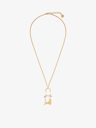 Givenchy Lion zodiac necklace outlook