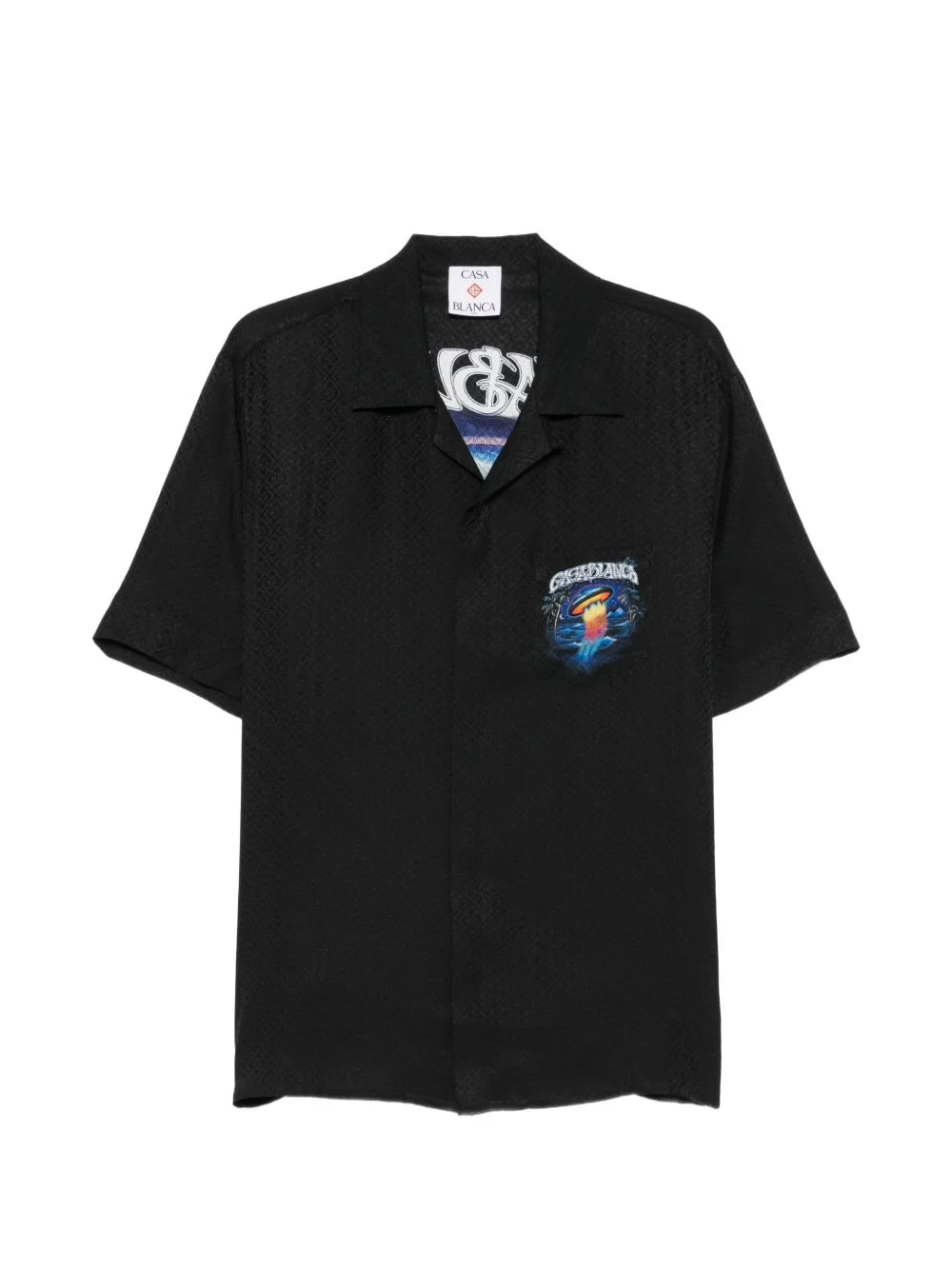 logo-print shirt - 1