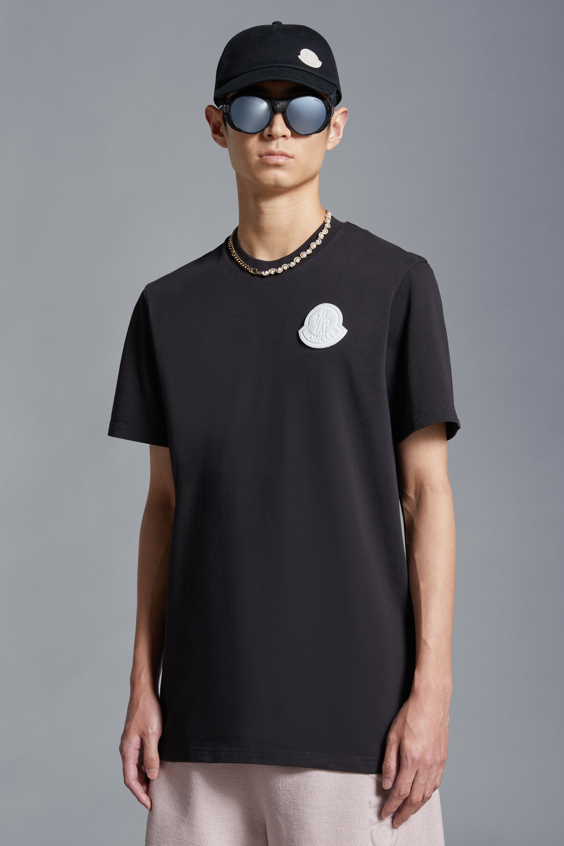 Moncler Logo Patch T-Shirt | REVERSIBLE