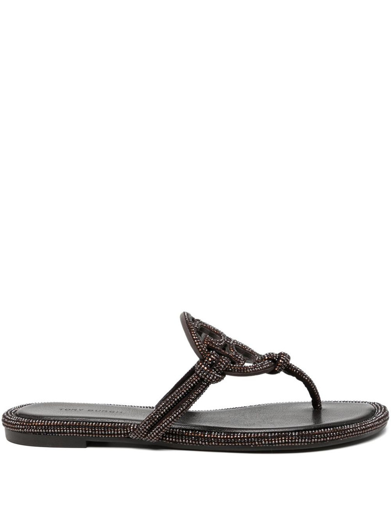 crystal embellished sandals 1