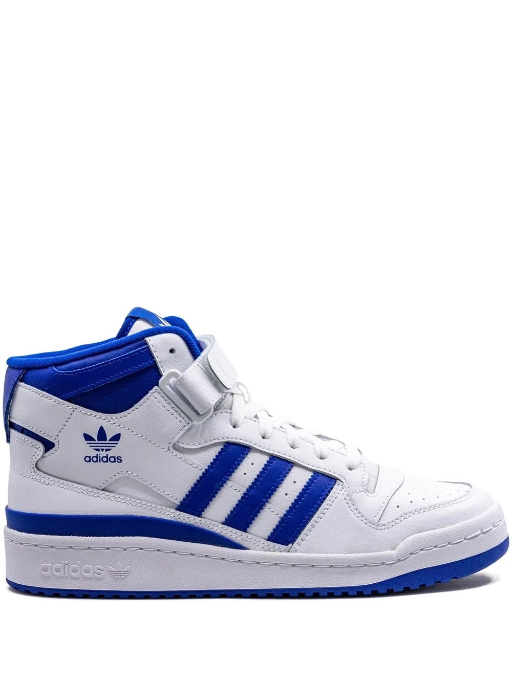 Forum Mid "White/Royal" sneakers - 1
