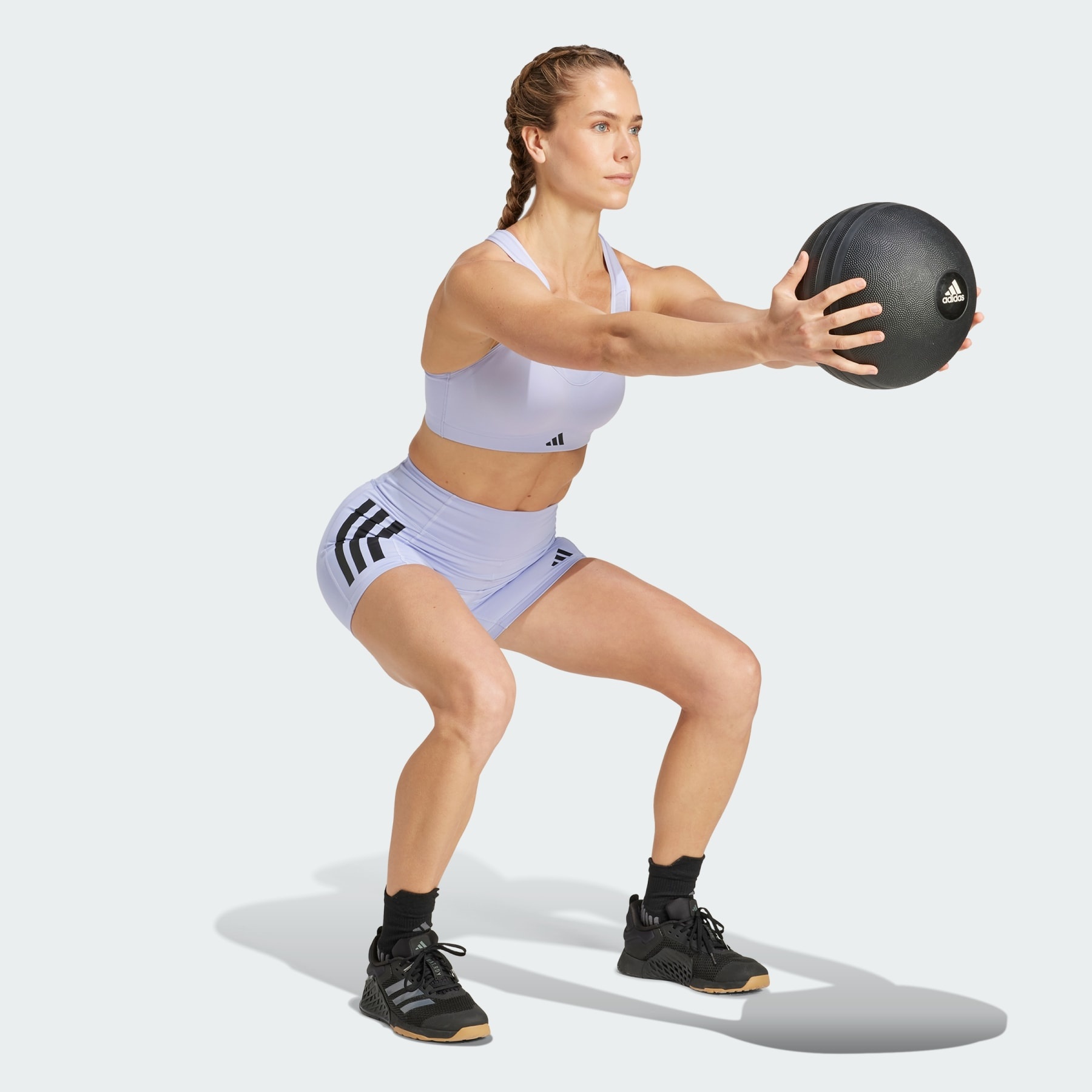 Optime 3-Stripes 1/4 Short Leggings - 4