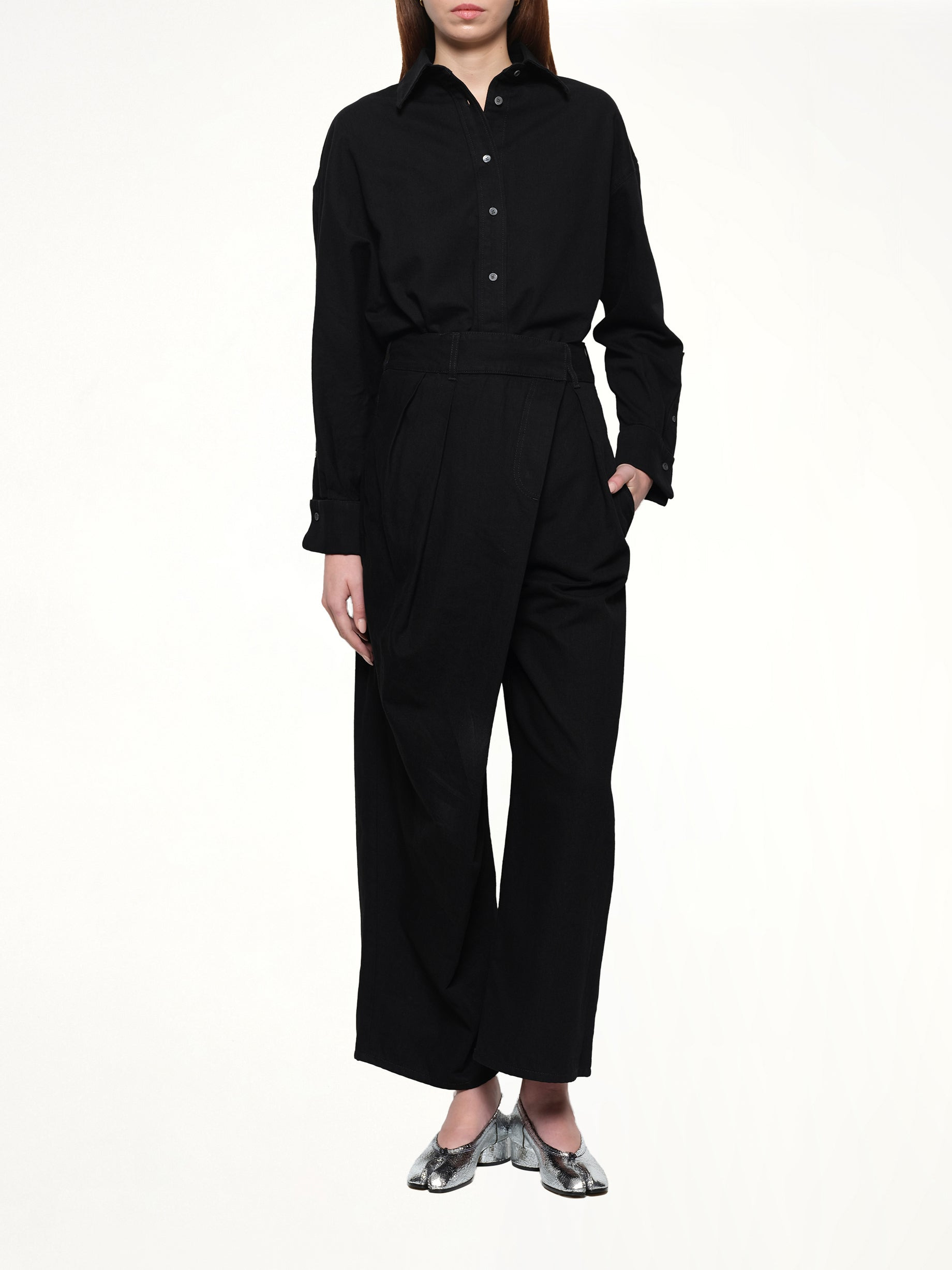 Wrap Jeans AF in Black - 4