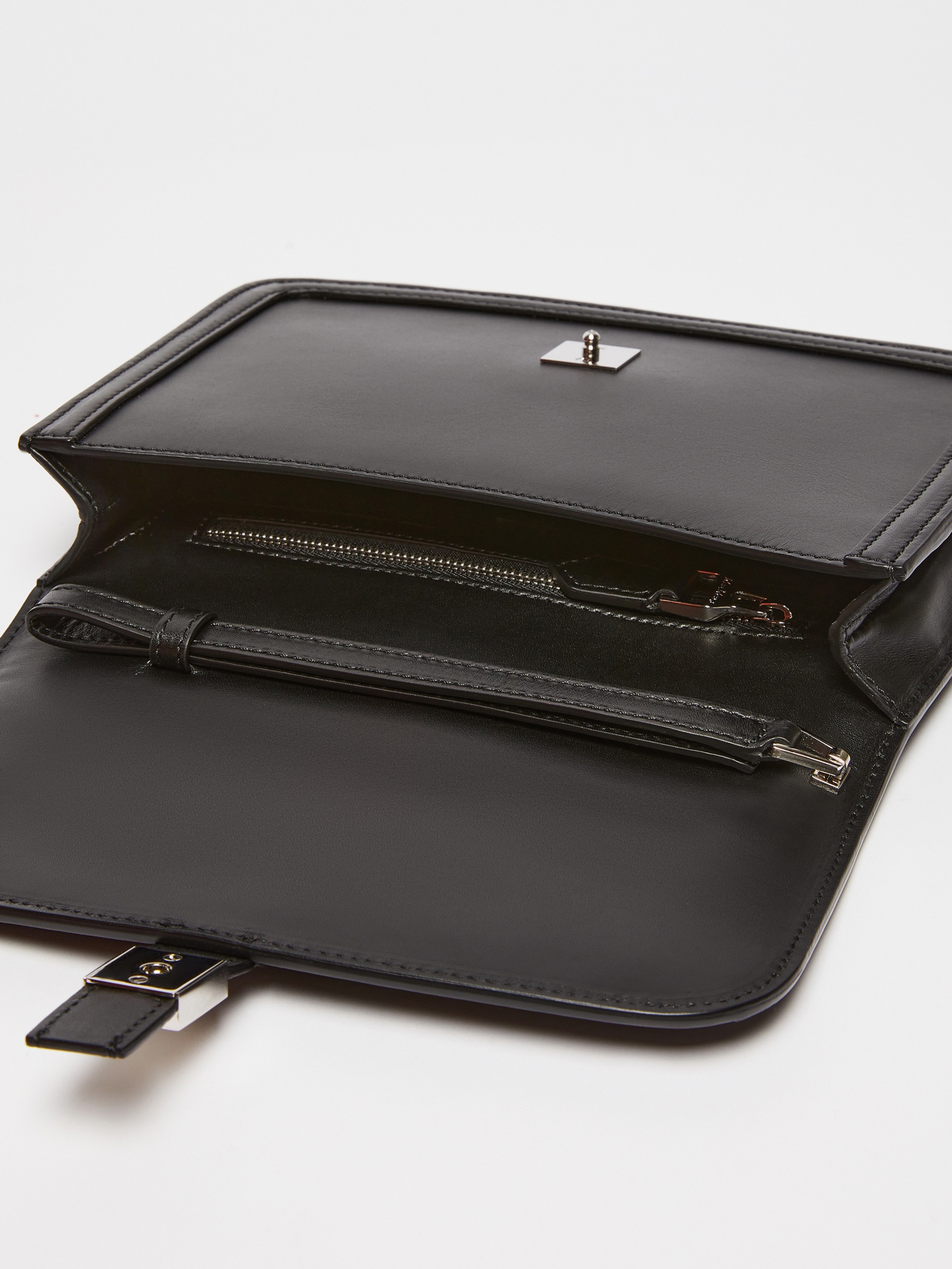 BIANCACLUTCH Smooth leather clutch - 5