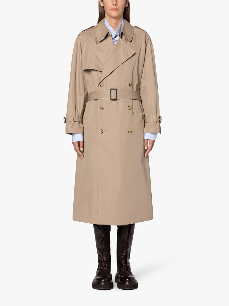 JAMIE-U SAND COTTON OVERSIZED TRENCH COAT 1