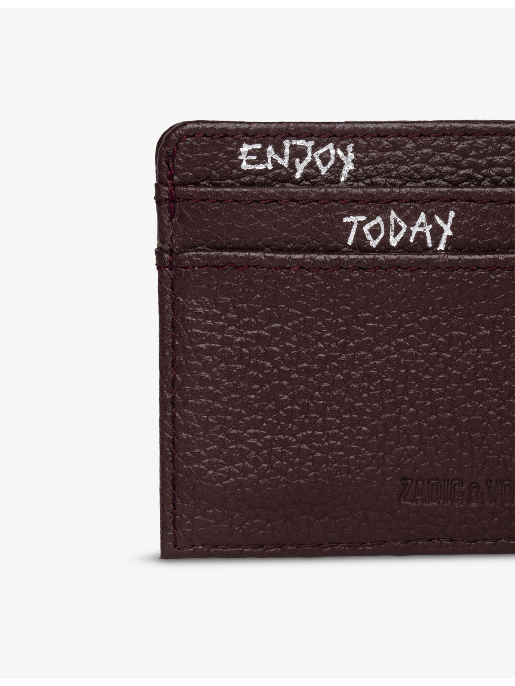 ZV Pass logo-plaque leather cardholder - 4