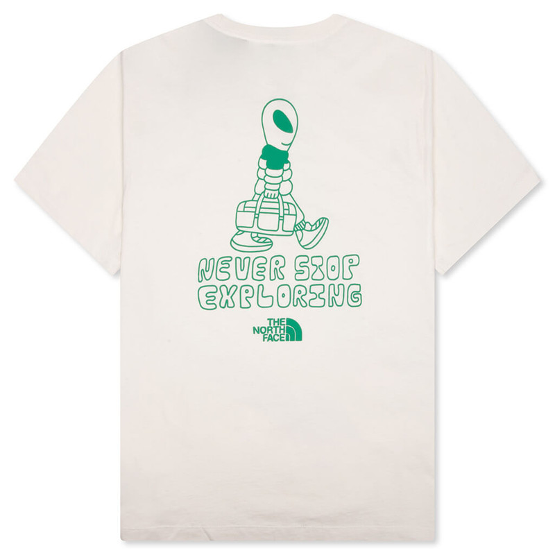 The North Face CELESTIAL DRIFT REGULAR S/S TEE - WHITE DUNE outlook