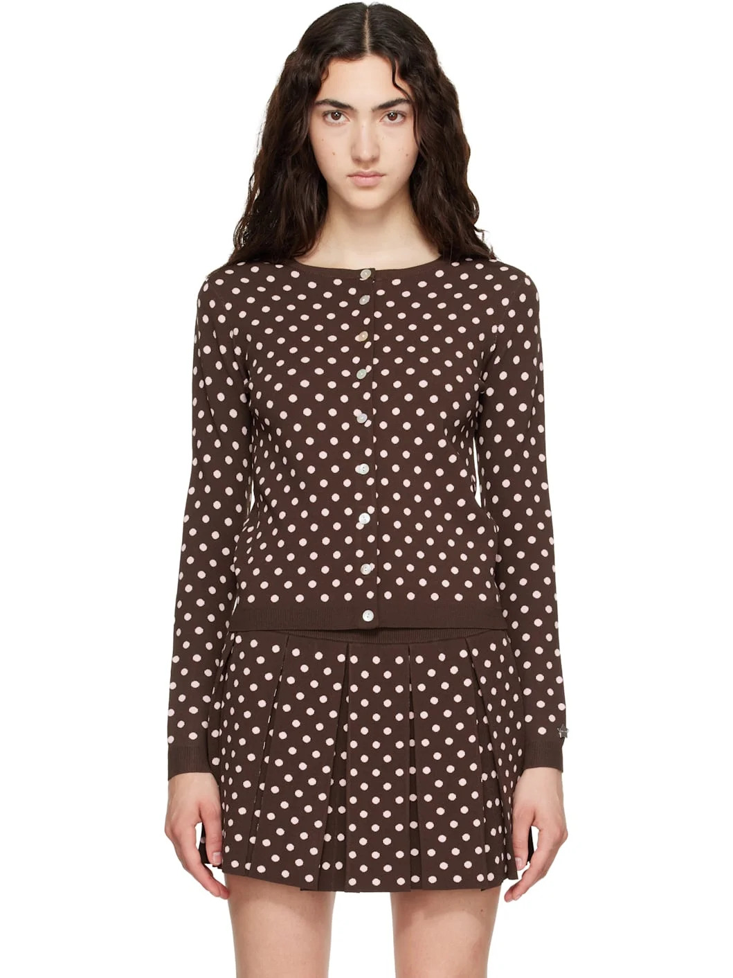Brown Fable Cardigan - 1
