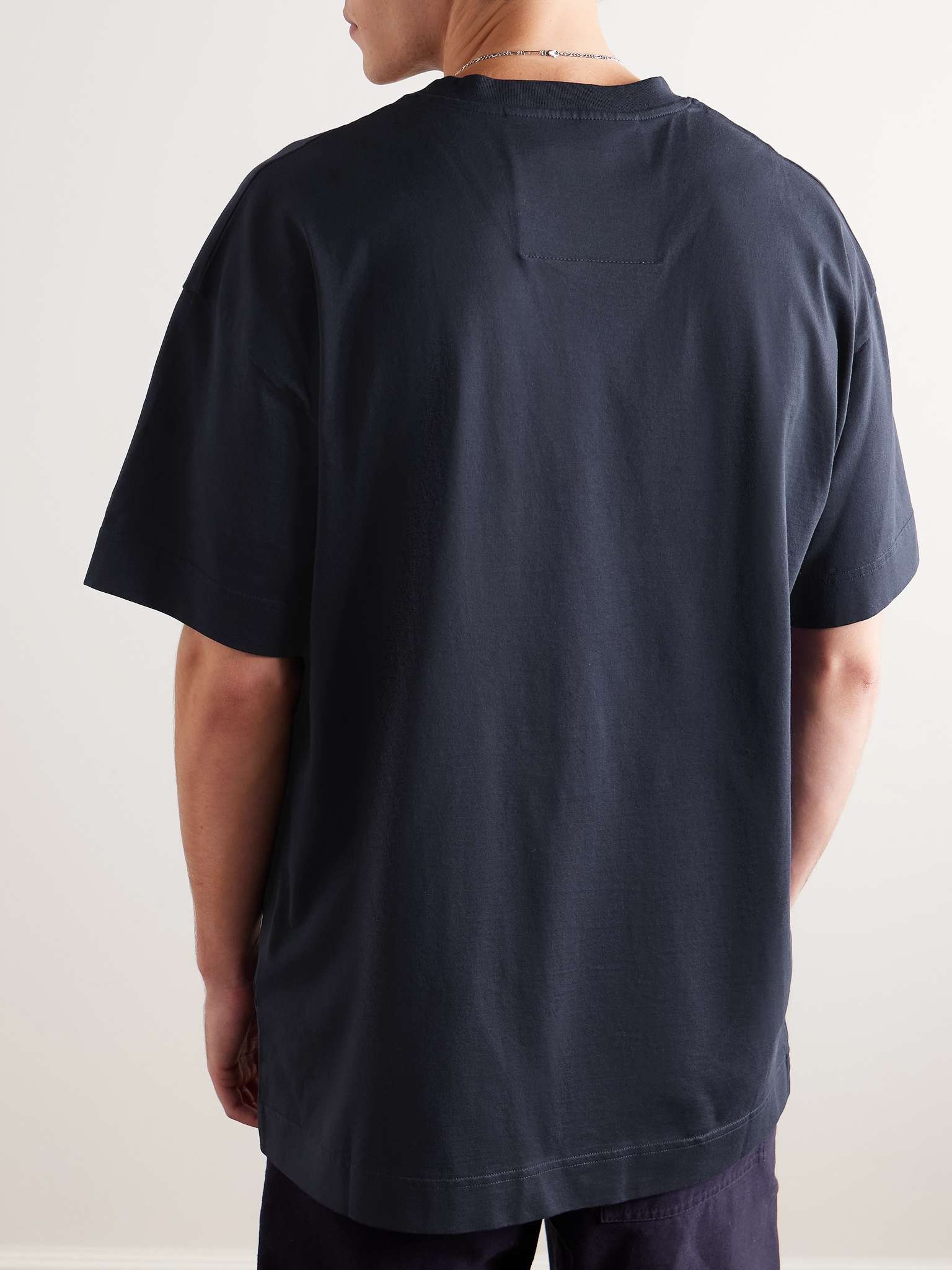Logo-Embossed Cotton-Jersey T-Shirt - 4
