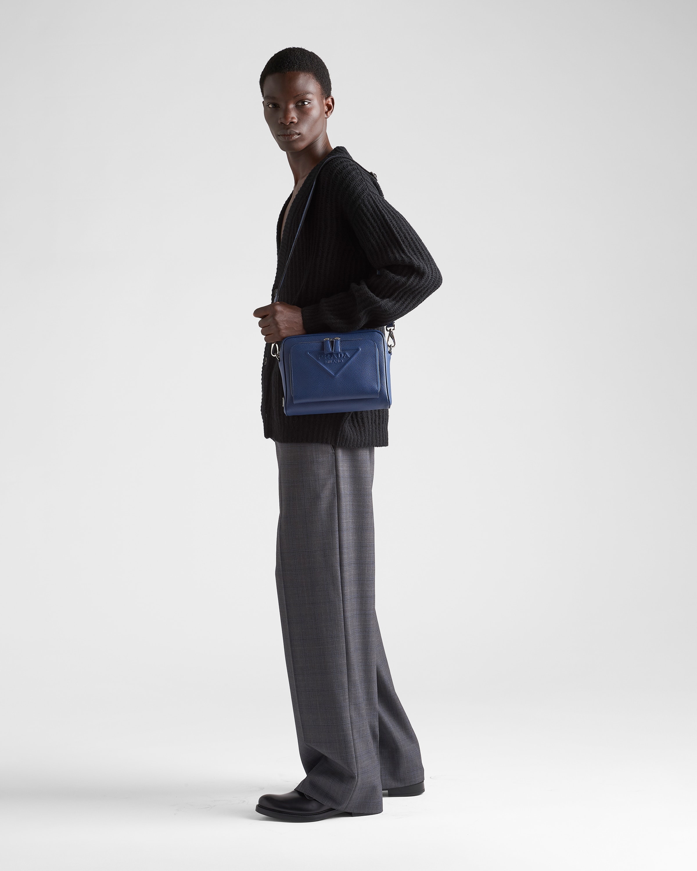 Saffiano leather shoulder bag - 2